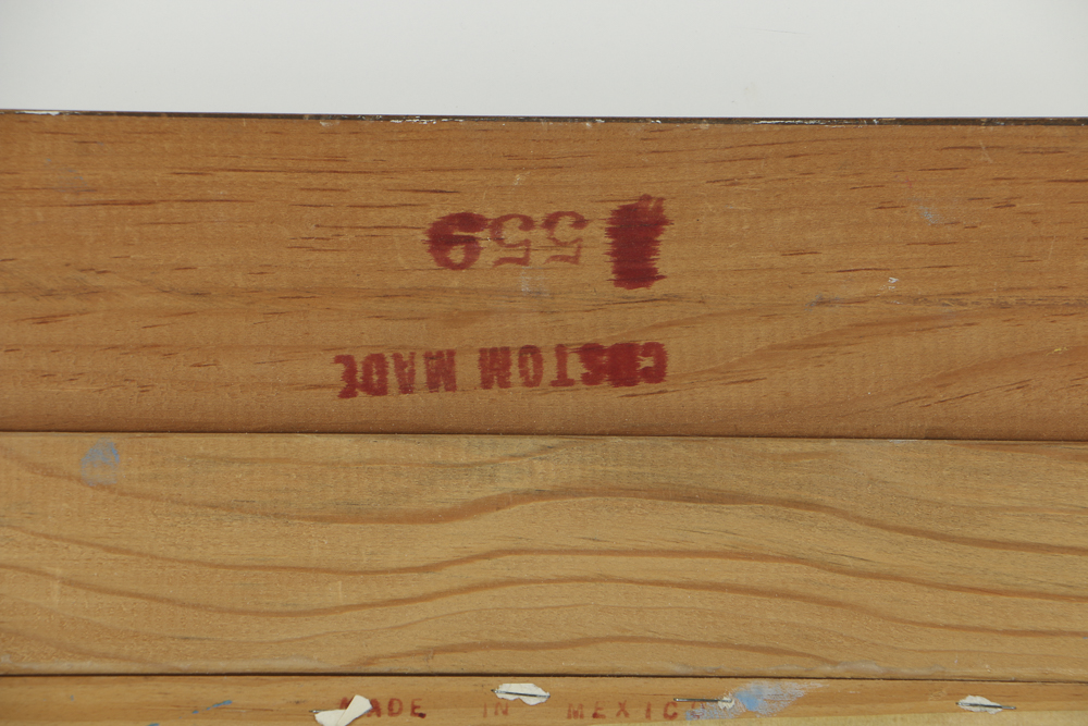 Ruth Duncan Oil Painting on Board "Nets Drying on Aransas Pass"