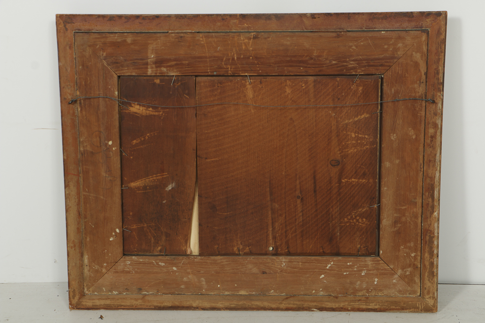 Early 20th-Century Continental Watercolor Painting on Paper Street Scene