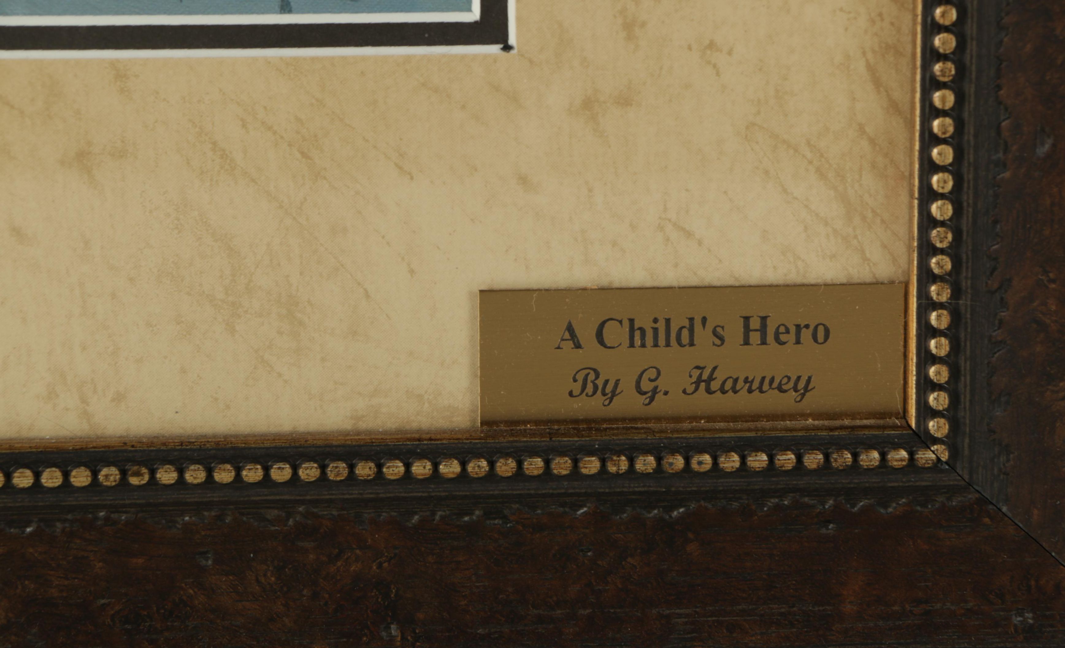Focus on the Family Special Edition Print After G. Harvey's "A Child's Hero"