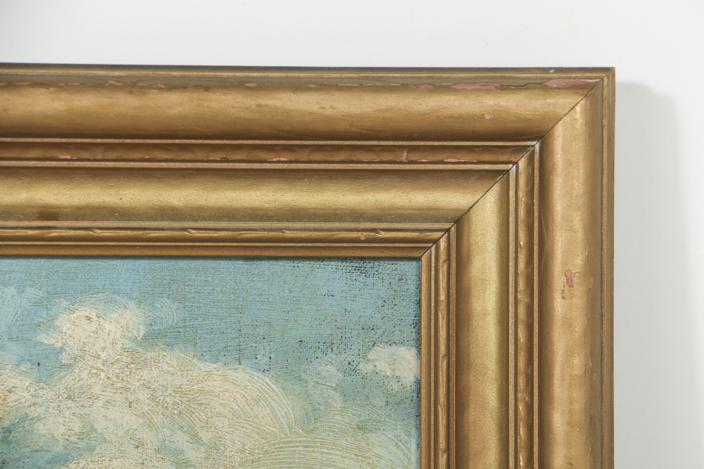 Robert Lindneux Oil Painting on Canvas Cottage Landscape