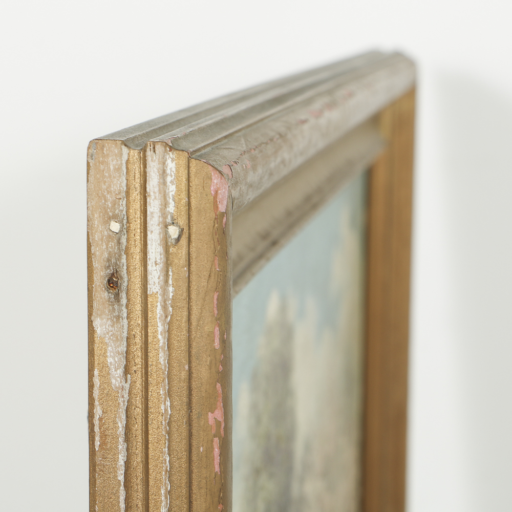 Robert Lindneux Oil Painting on Canvas Cottage Landscape