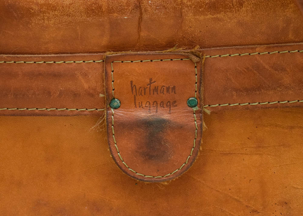 Vintage Hartmann Leather Duffel and Garment Bag
