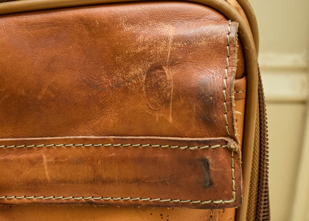 Vintage Hartmann Leather Duffel and Garment Bag