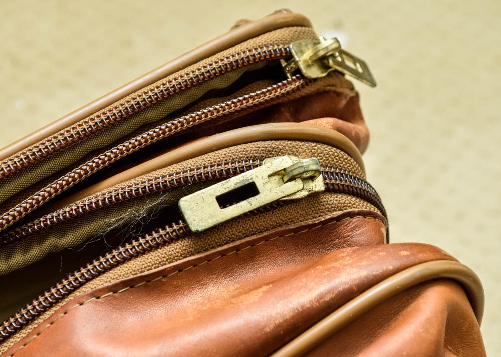 Vintage Hartmann Leather Duffel and Garment Bag