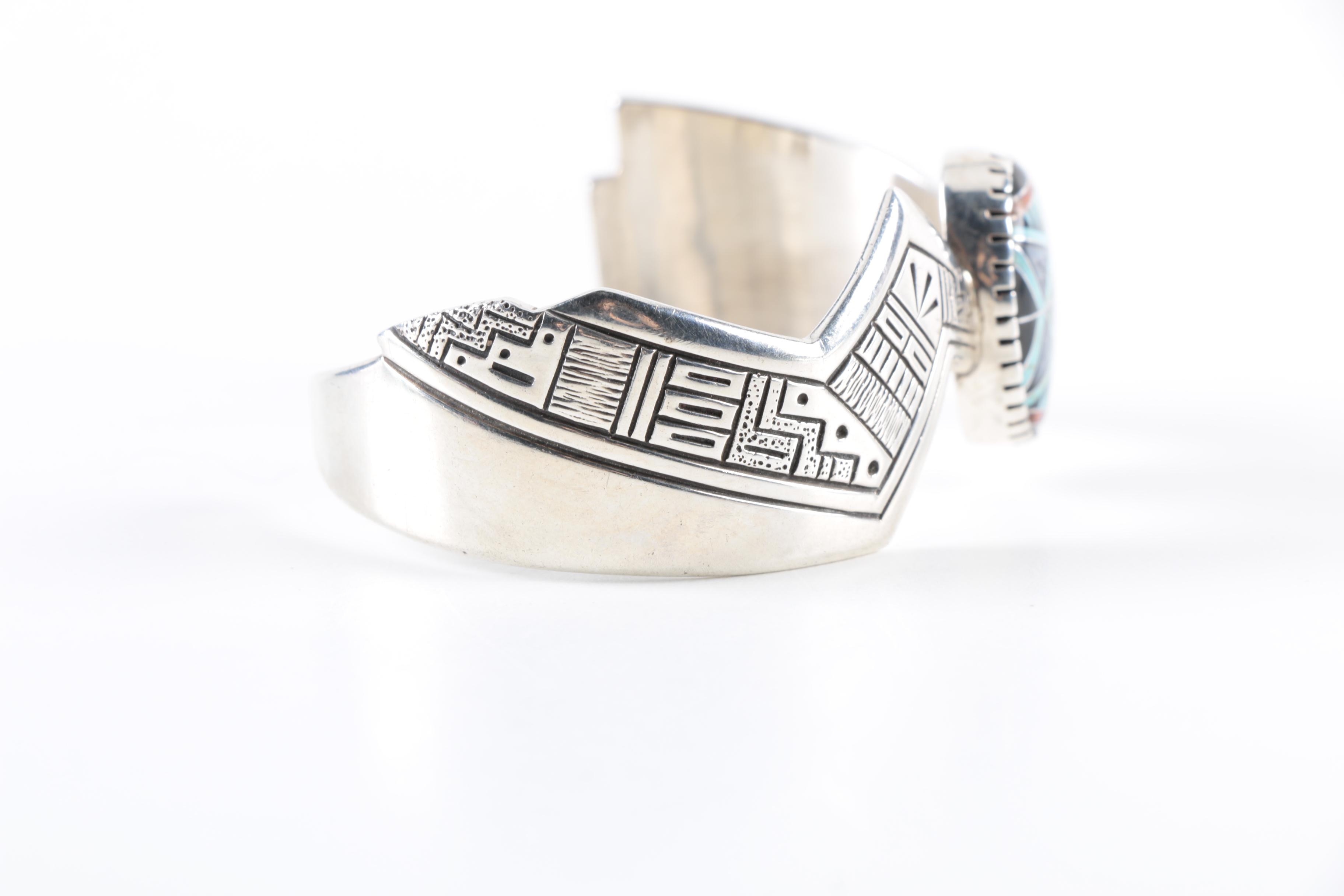 Roderick Tenorio for Relios Studio Sterling Silver "Morning Star" Cuff