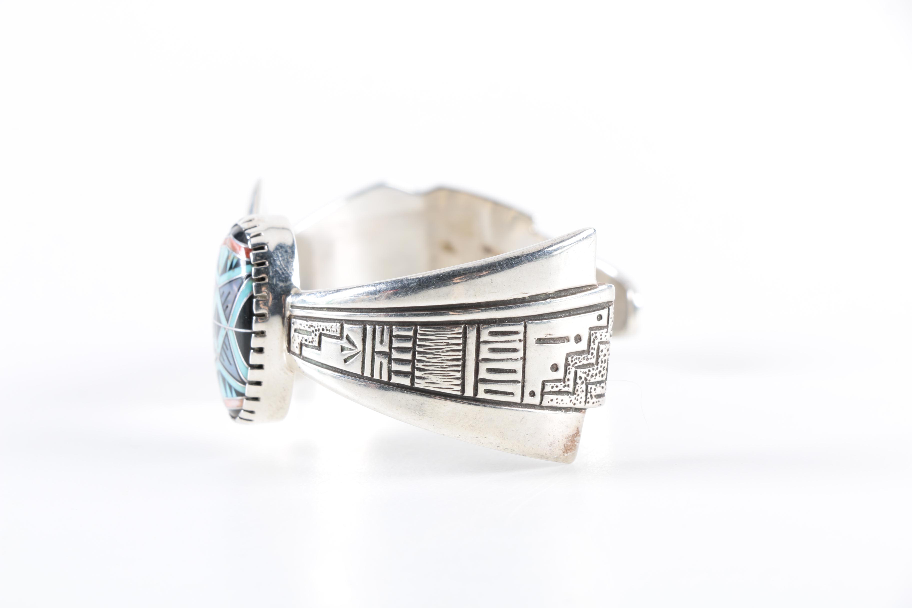 Roderick Tenorio for Relios Studio Sterling Silver "Morning Star" Cuff