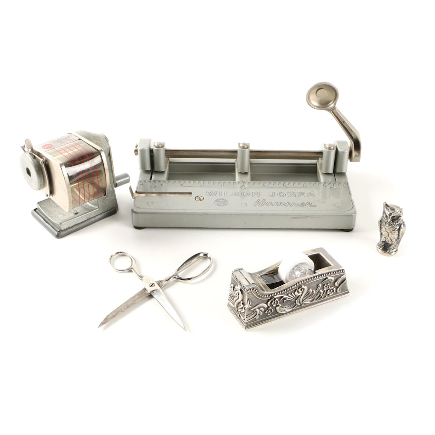 Collection of Vintage Office Supplies