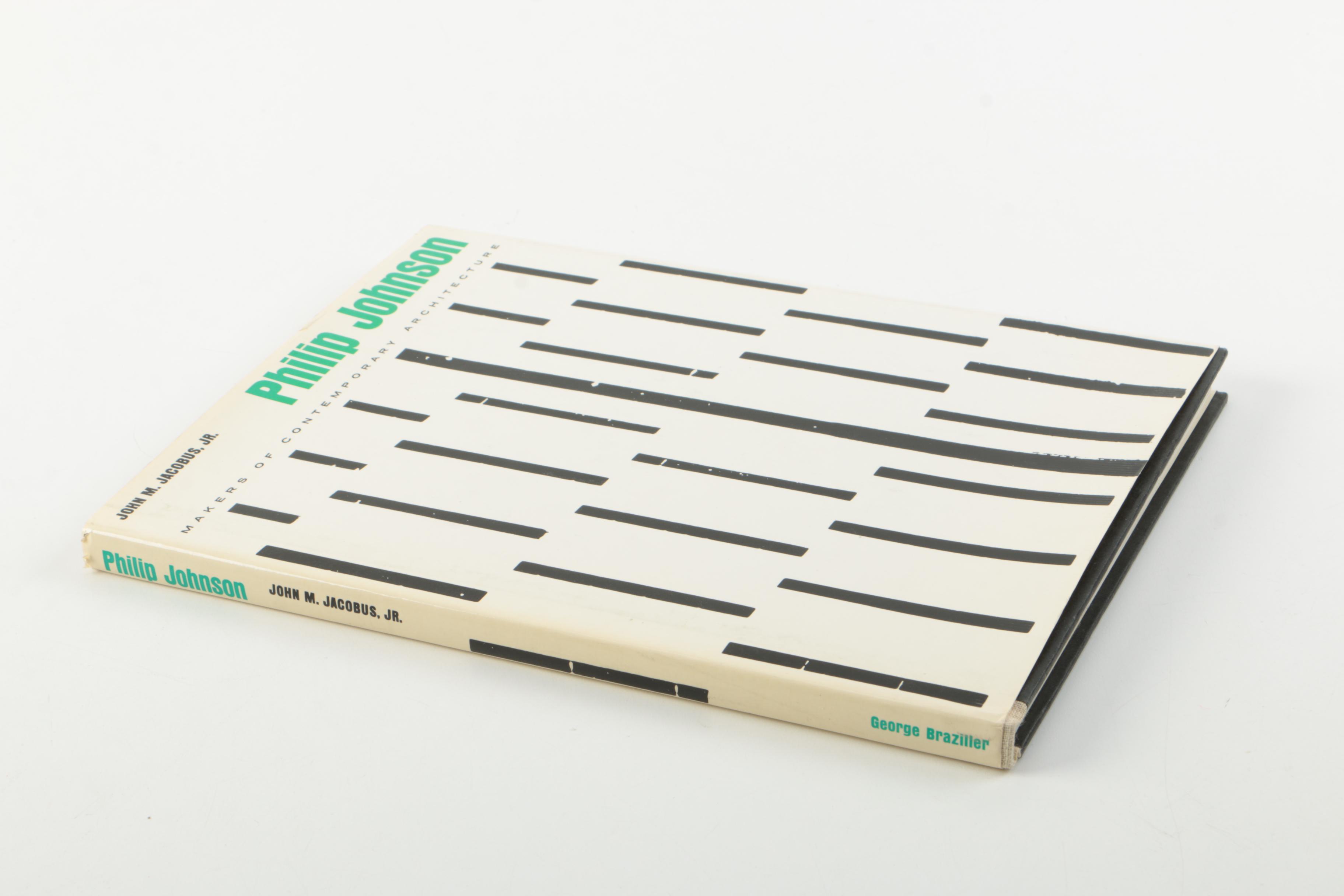 1962 Signed "Philip Johnson" by John M. Jacobus, Jr.