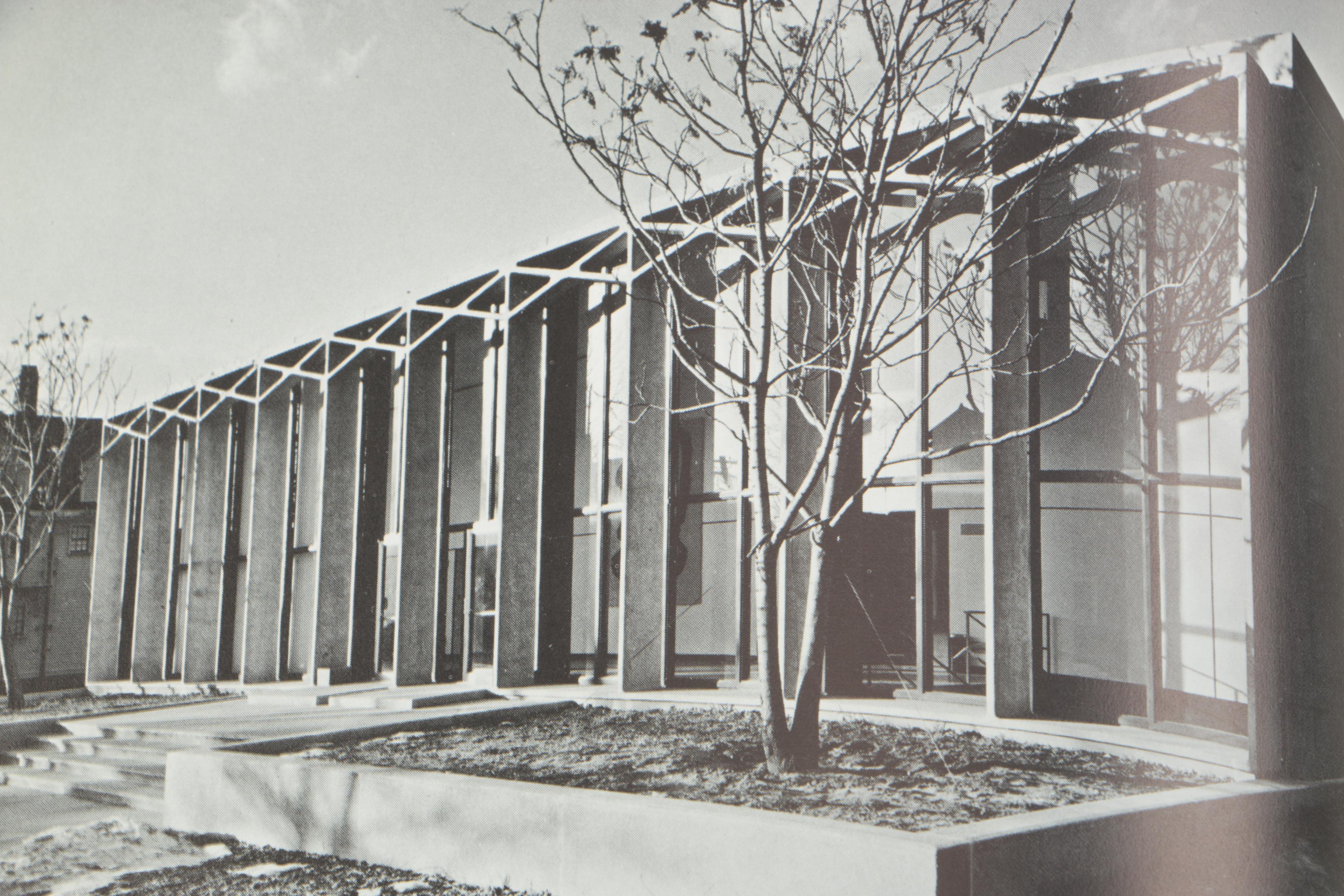 1962 Signed "Philip Johnson" by John M. Jacobus, Jr.