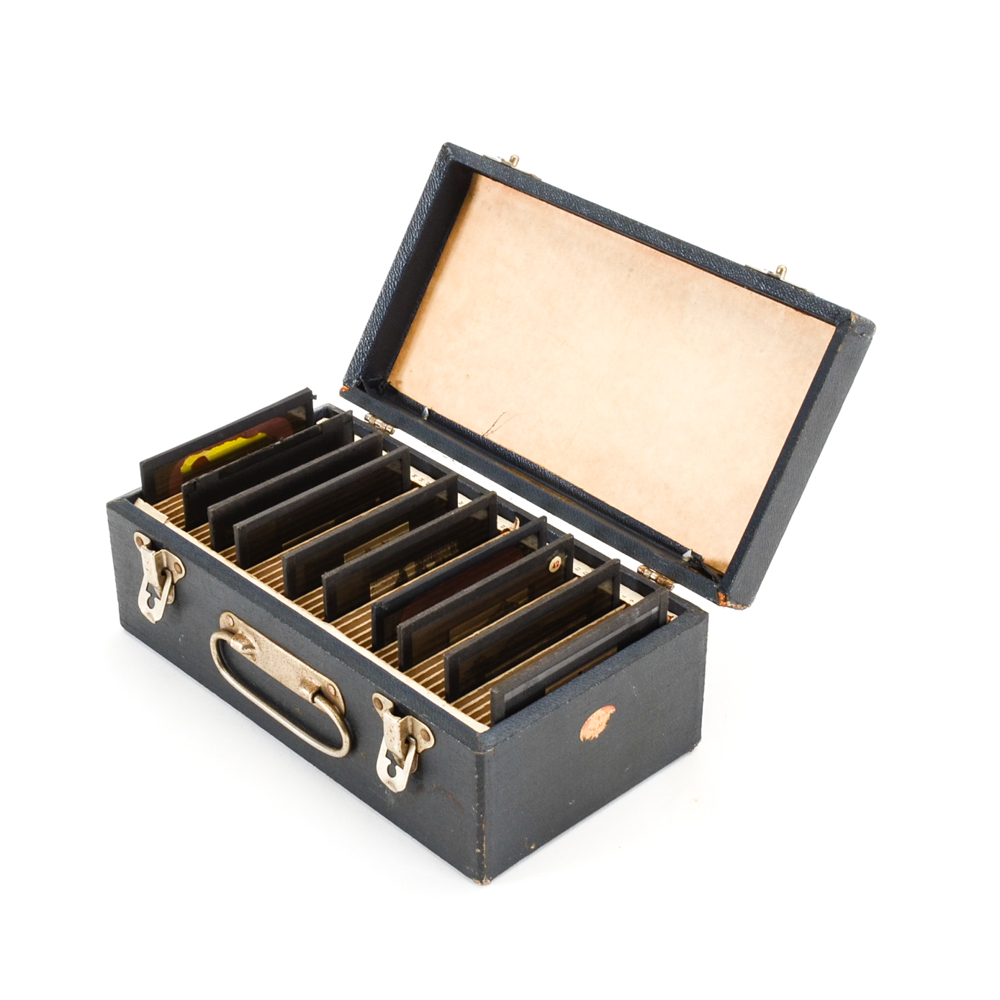Antique Magic Lantern Glass Slides