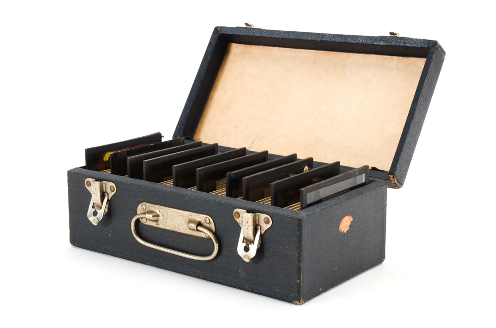 Antique Magic Lantern Glass Slides