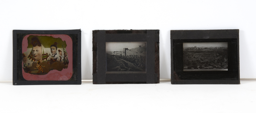 Antique Magic Lantern Glass Slides