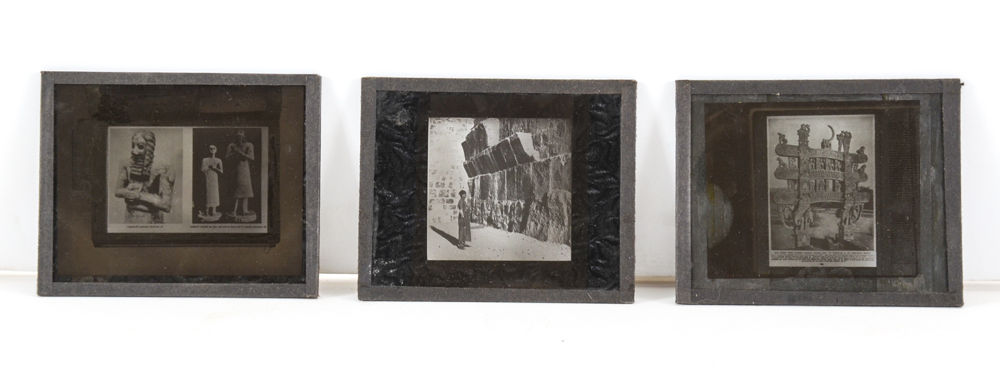 Antique Magic Lantern Glass Slides
