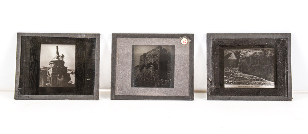 Antique Magic Lantern Glass Slides