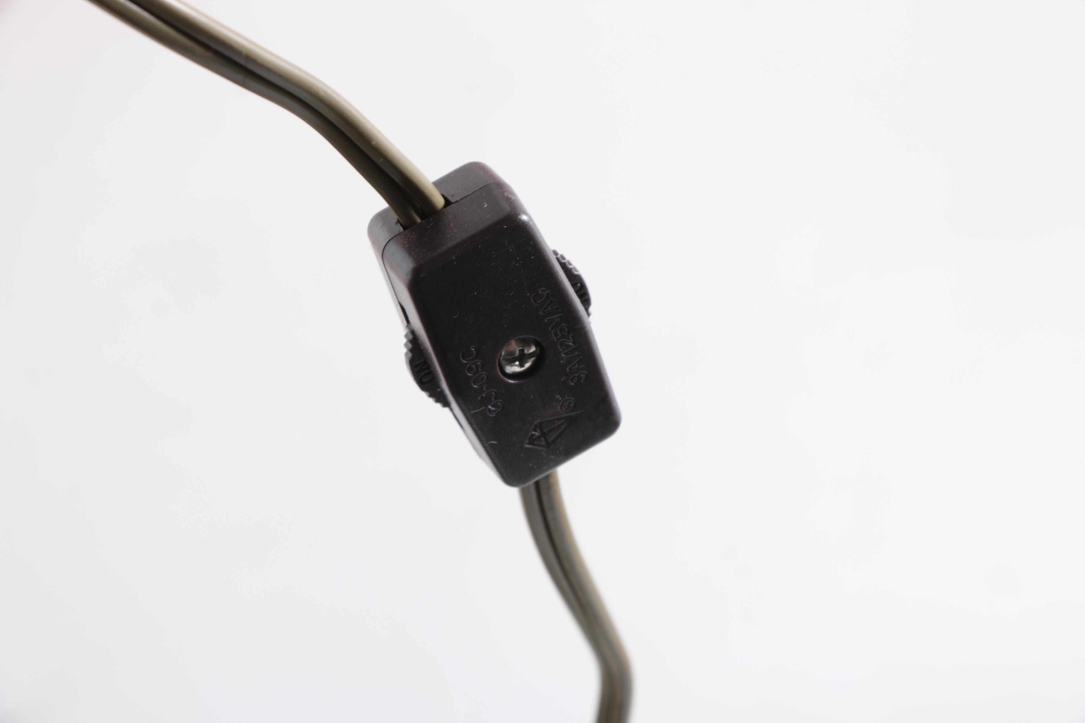 Industrial Metal Chandelier with Bulbrite Bulb