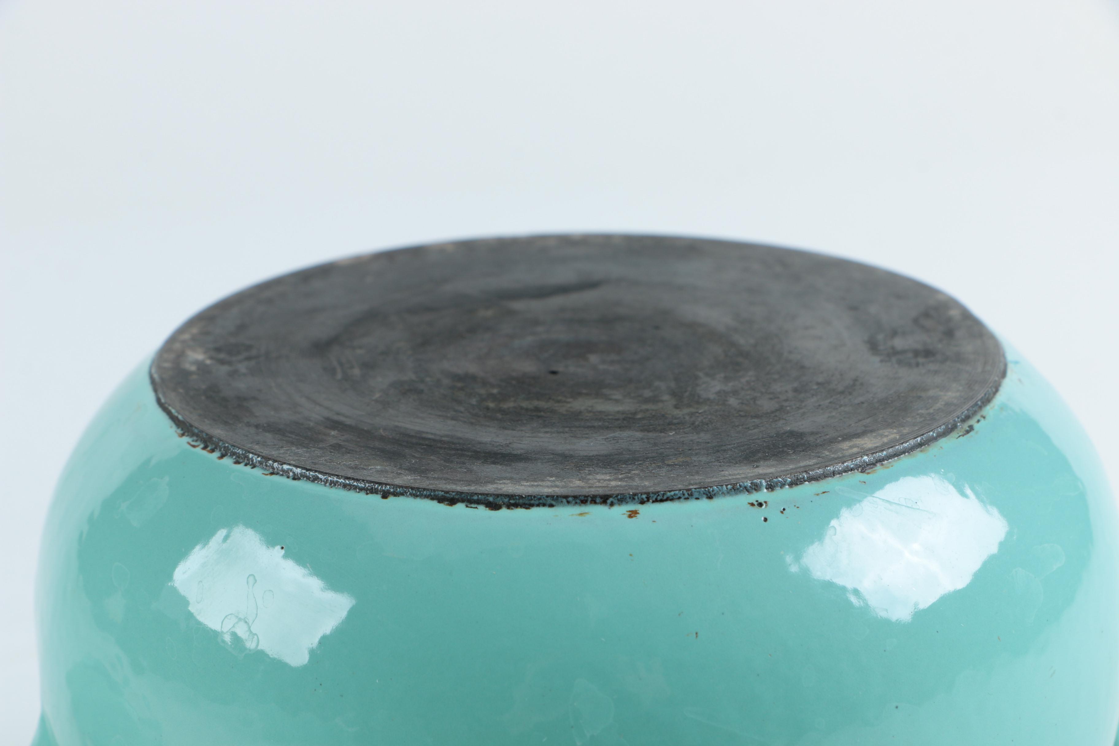 Vintage Enameled Cast Iron Baking Dish and Pot