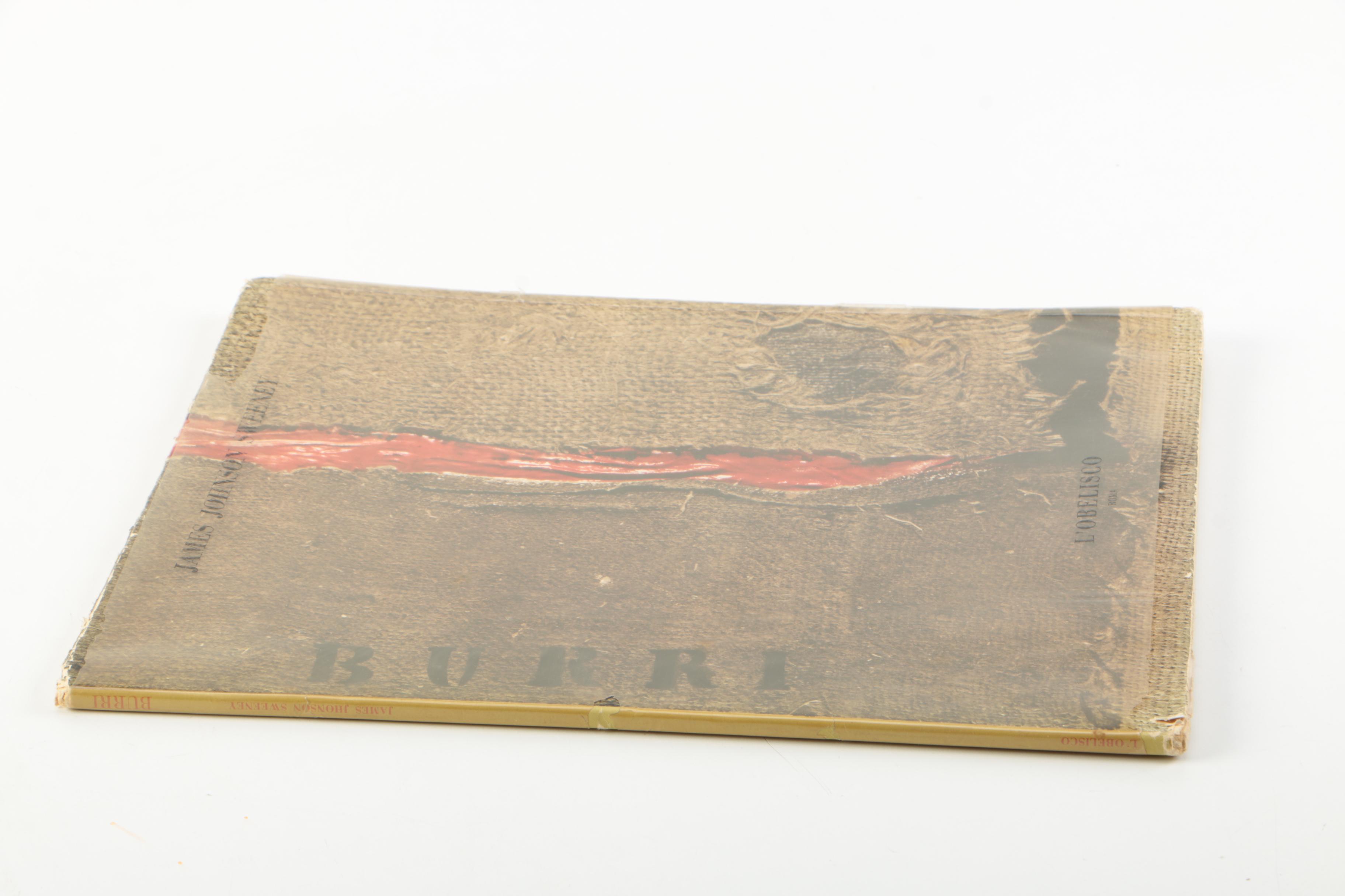 1960 Alberto Burri Signed "Burri" by James Johnson Sweeney