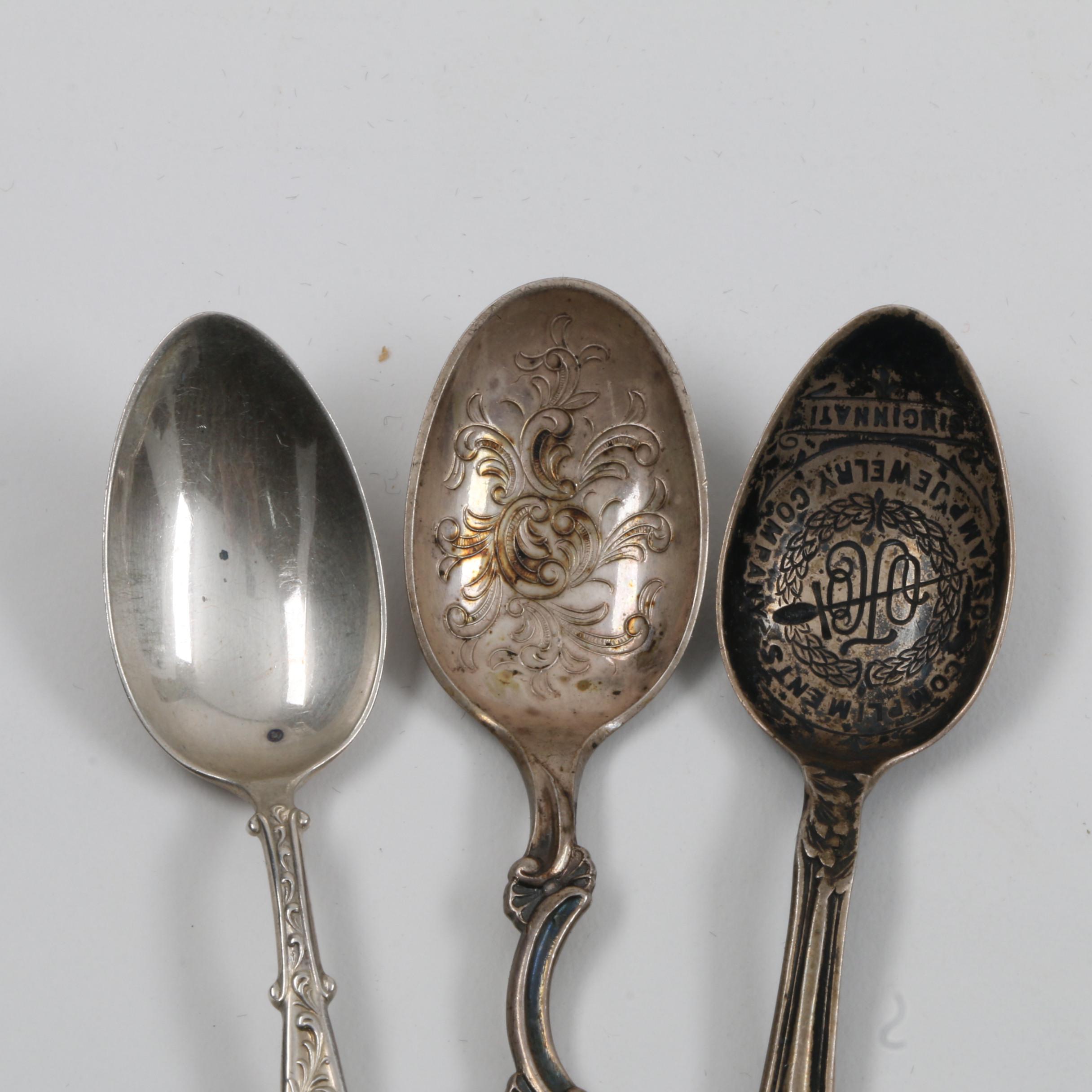 Collection of Vintage and Antique Sterling Silver Spoons