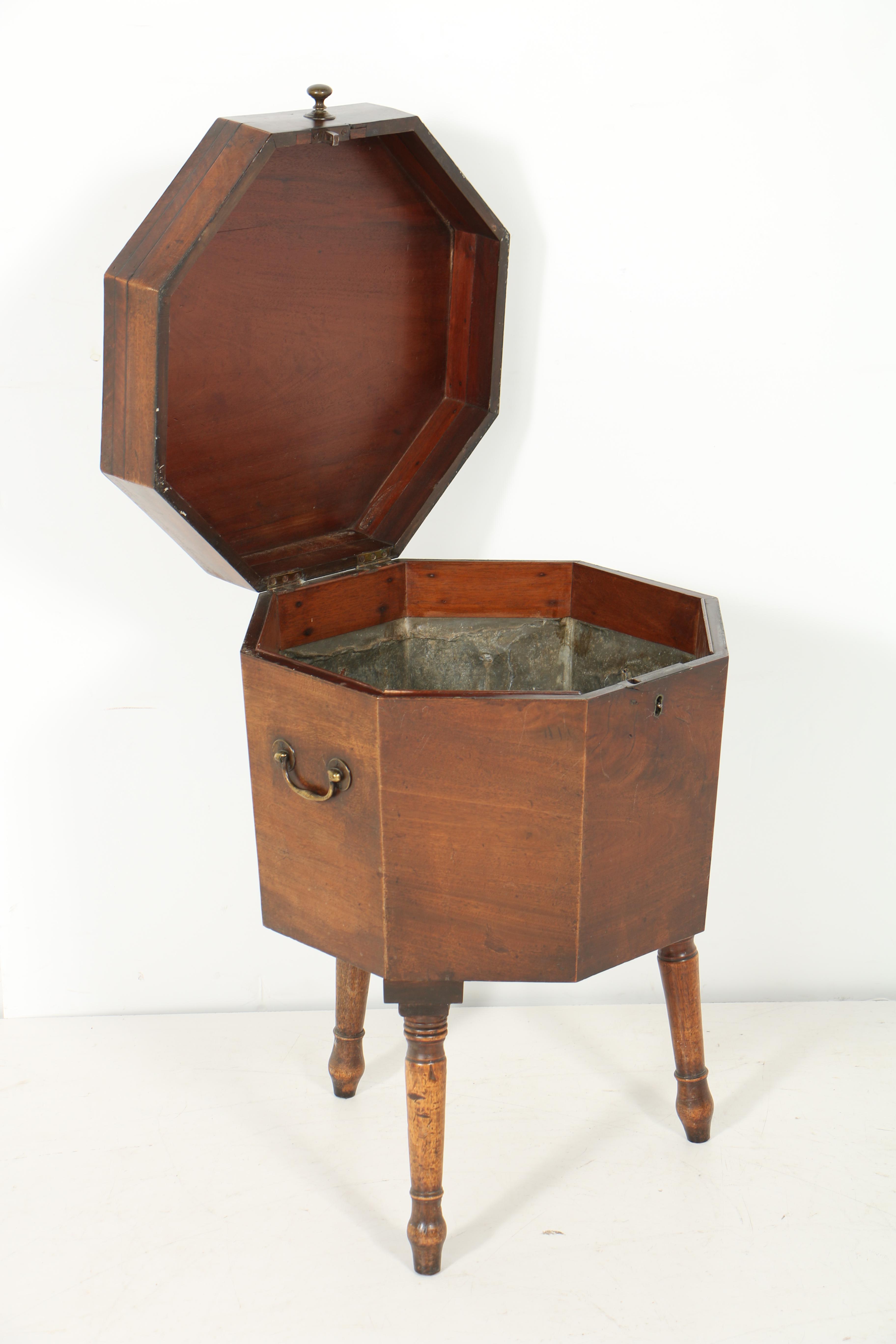 Antique George III Octagonal Cellarette