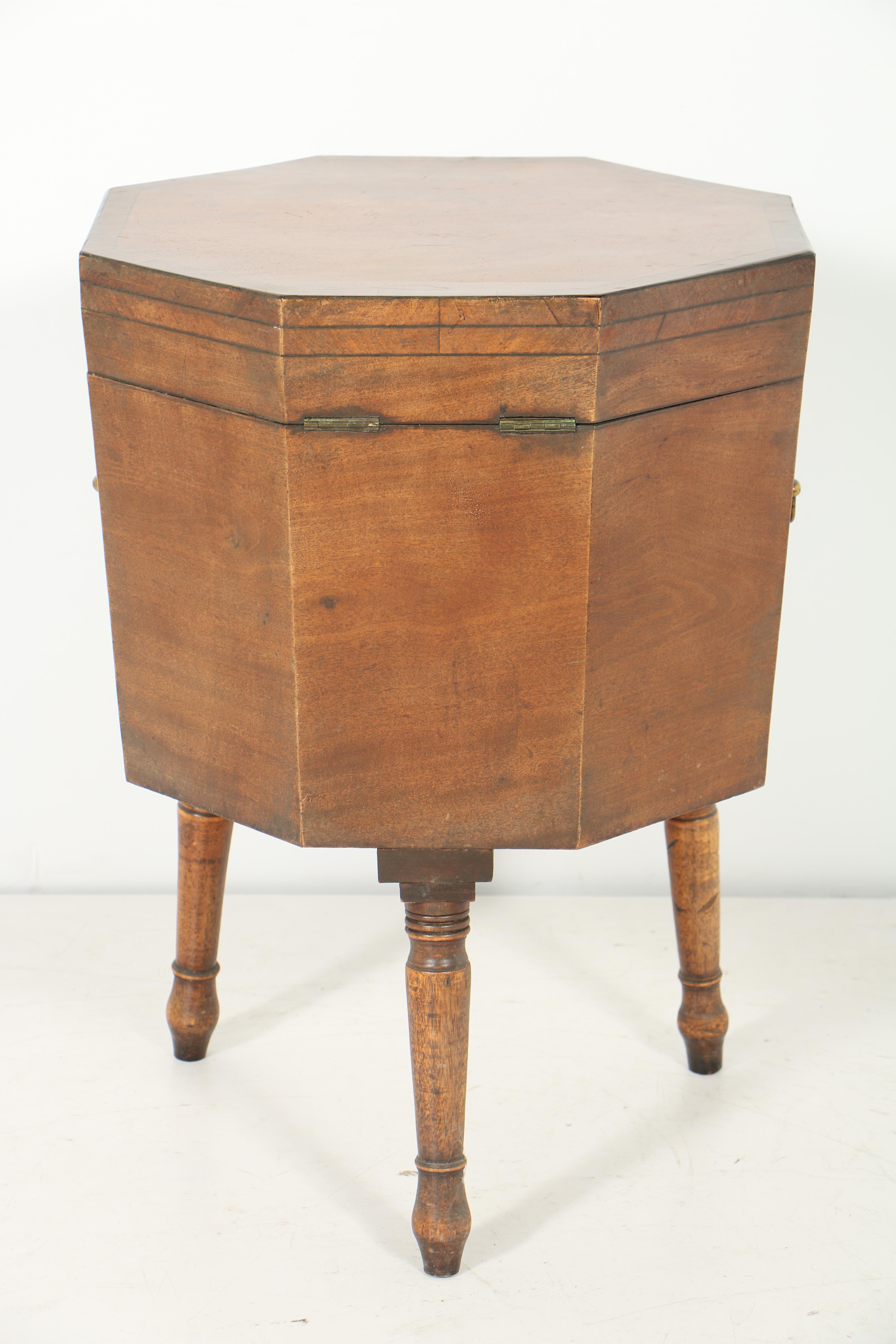 Antique George III Octagonal Cellarette