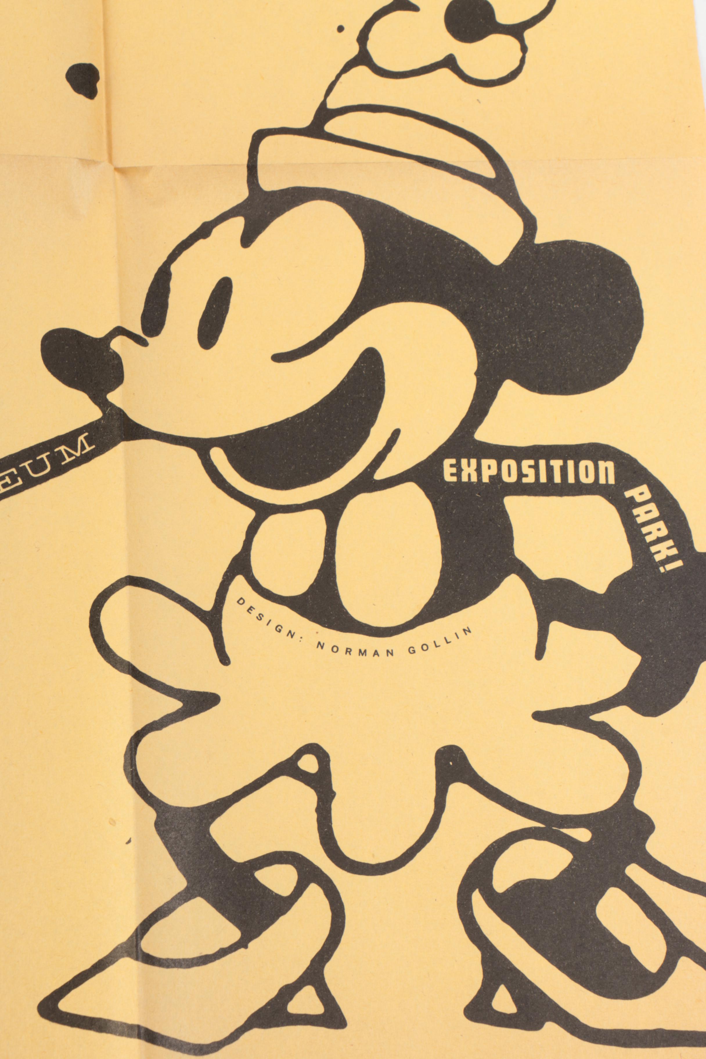 1959 Invitation to "Walt Disney & the Art of Animation" at LA County Museum