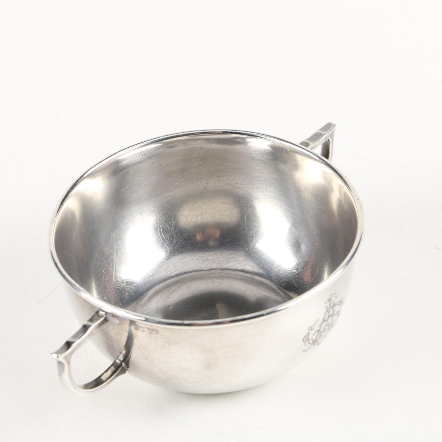 Two Handled Sterling Silver Bowl