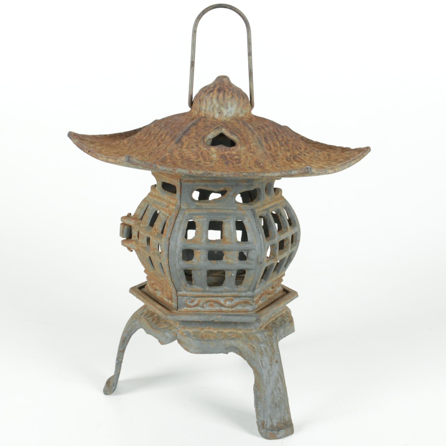 Wrought Iron Pagoda Lantern