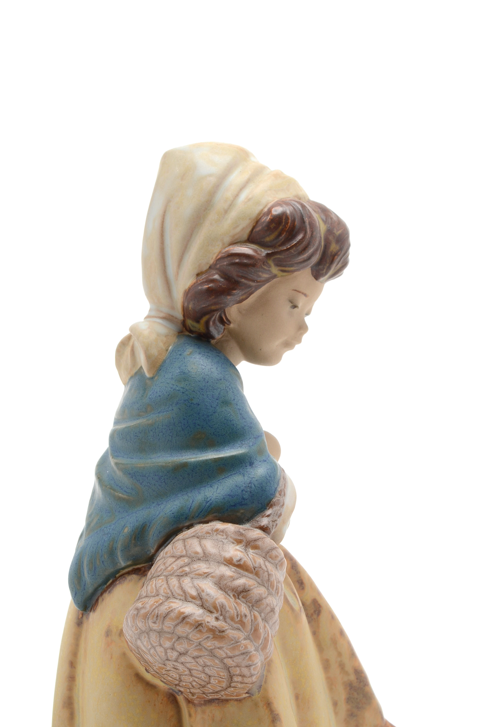 Lladro Matte Glaze Porcelain Figurine of "Girl with Crossed Arms"