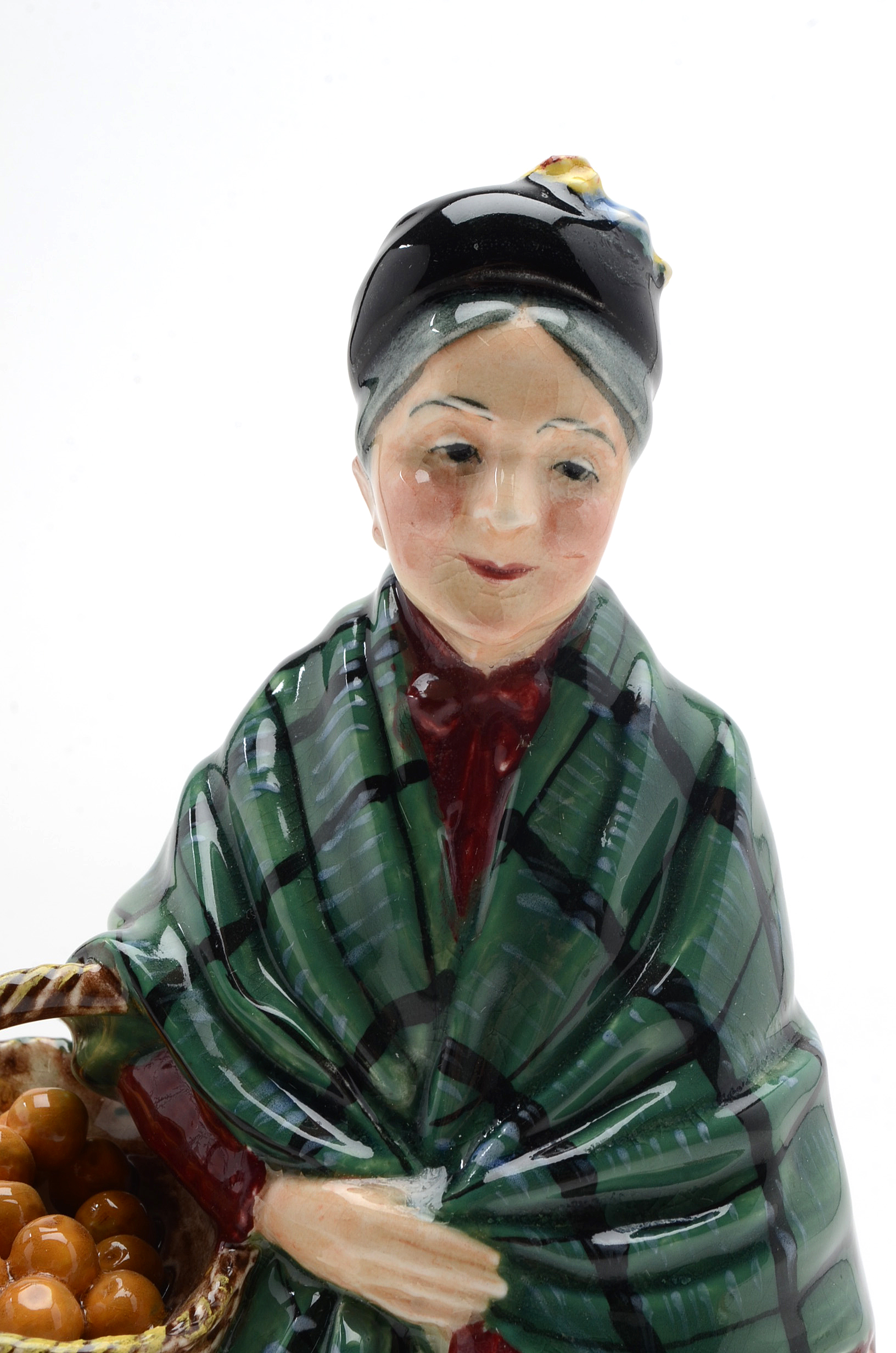 Royal Doulton Figurines "The Orange Lady" and "The Bachelor"