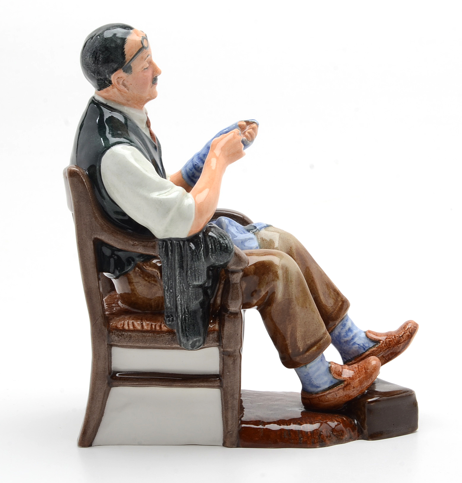 Royal Doulton Figurines "The Orange Lady" and "The Bachelor"