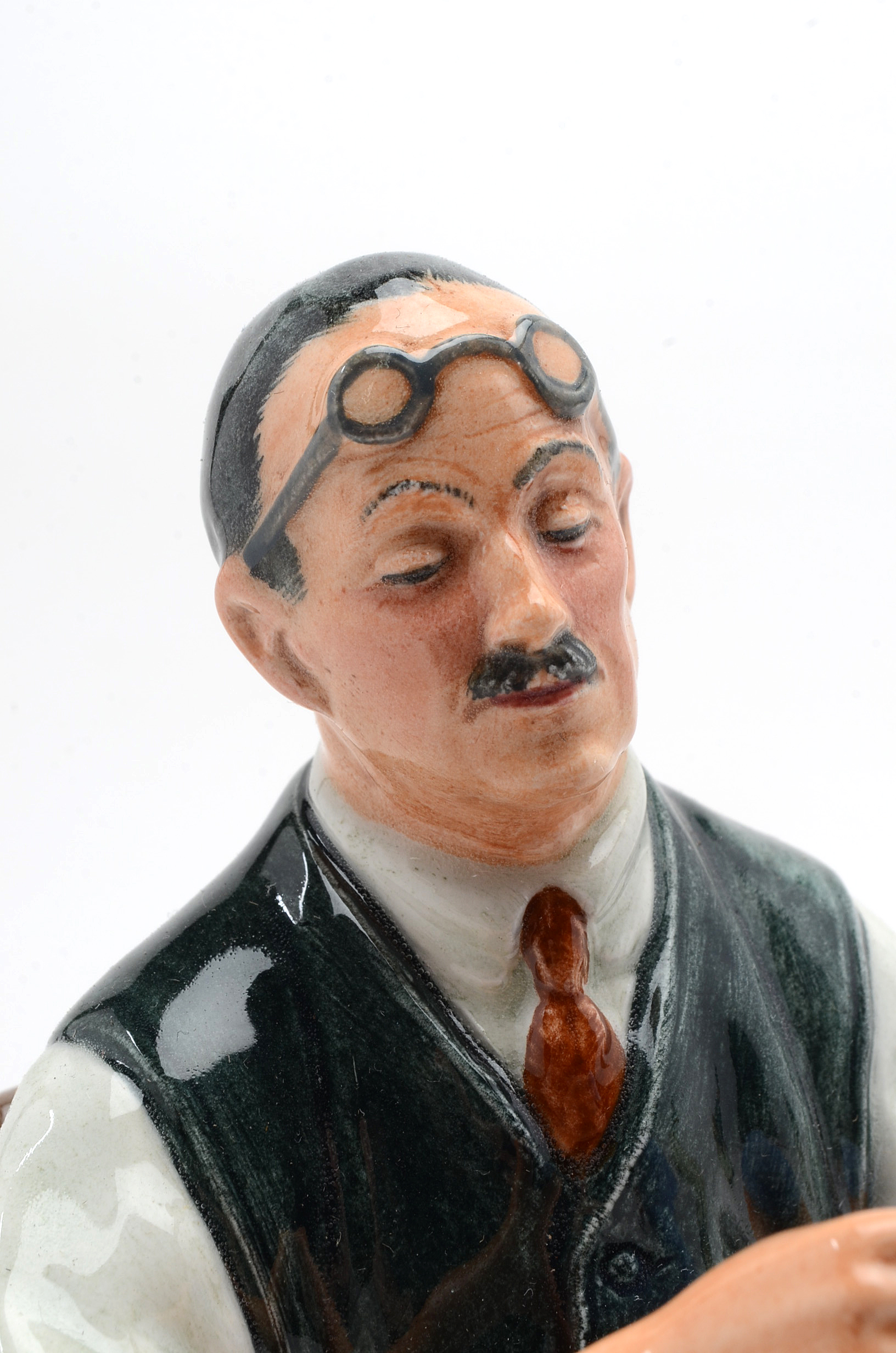 Royal Doulton Figurines "The Orange Lady" and "The Bachelor"