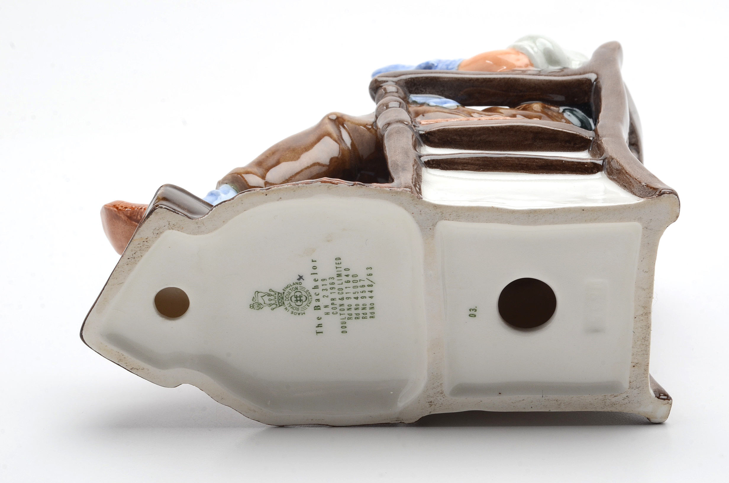 Royal Doulton Figurines "The Orange Lady" and "The Bachelor"