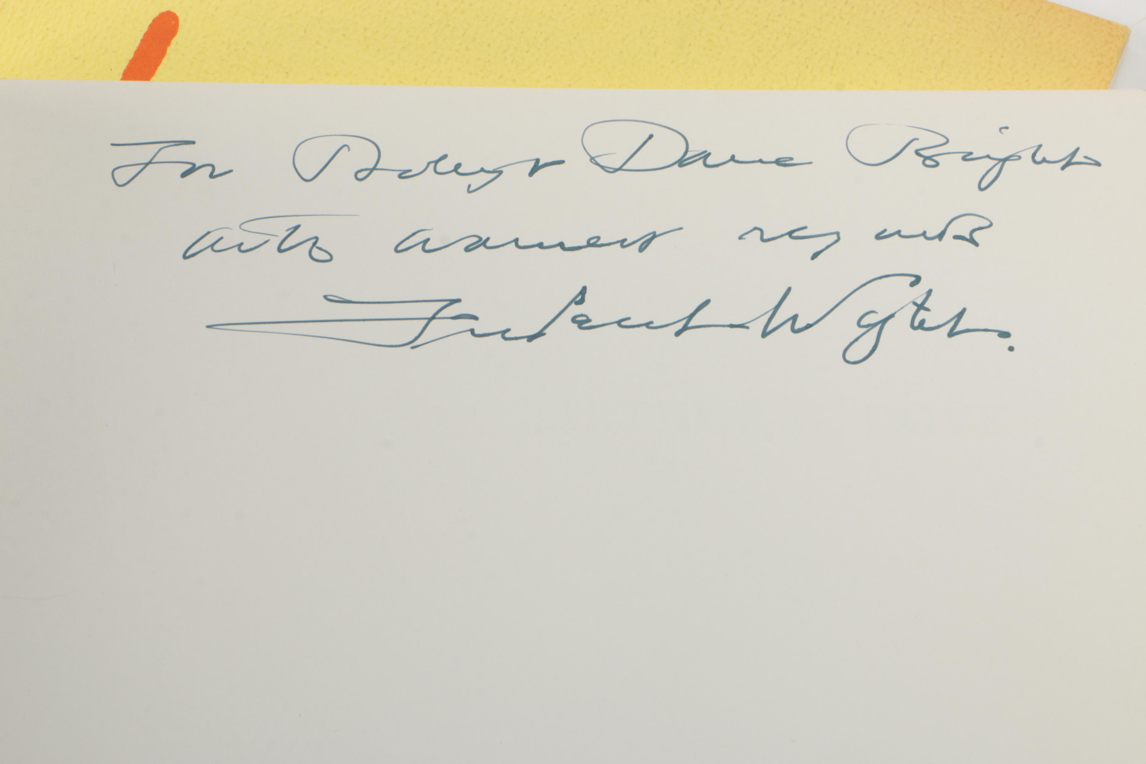 Signed 1958 "Arthur G. Dove" and 1957 "Hans Hofman" by Frederick S. Wight