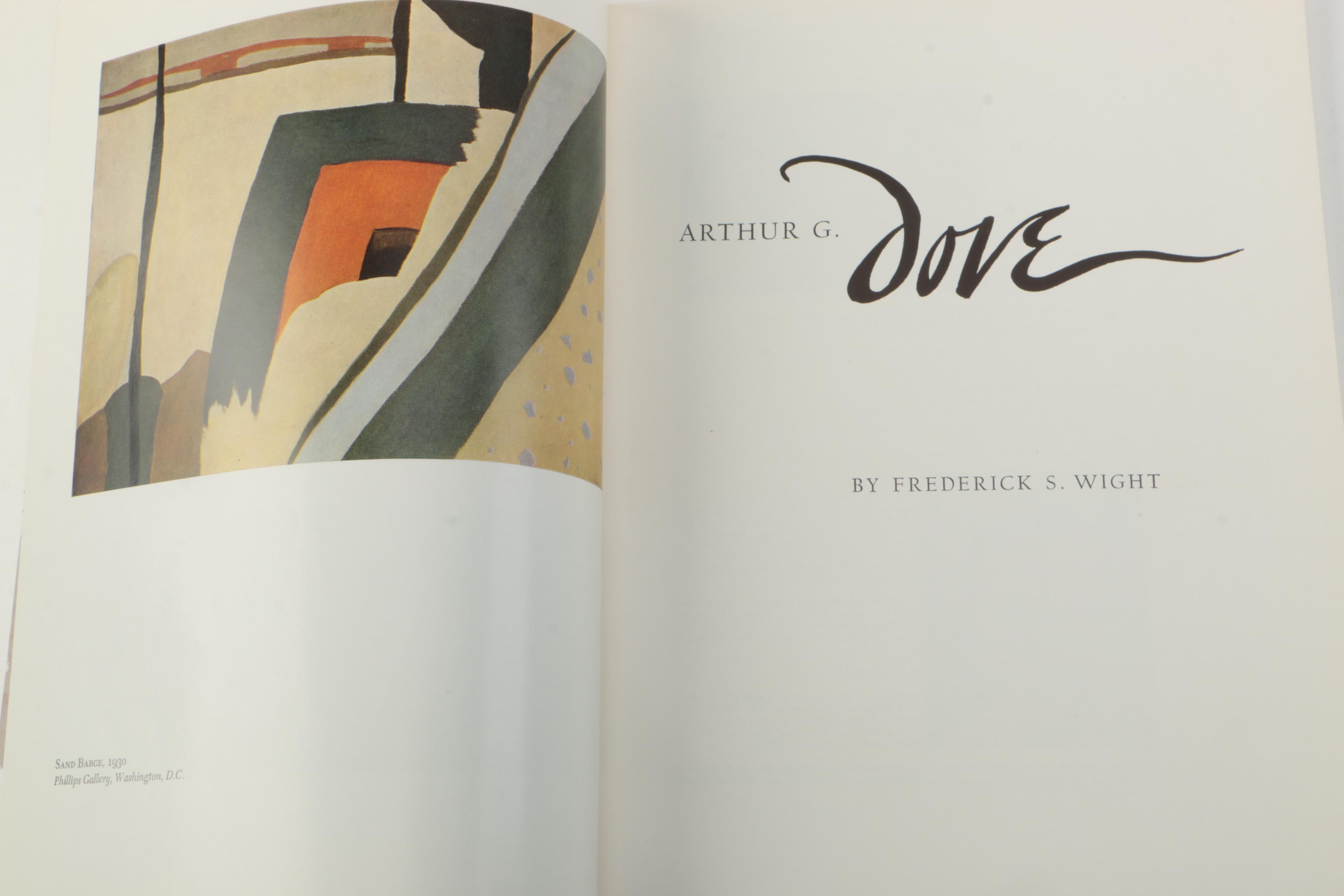 Signed 1958 "Arthur G. Dove" and 1957 "Hans Hofman" by Frederick S. Wight