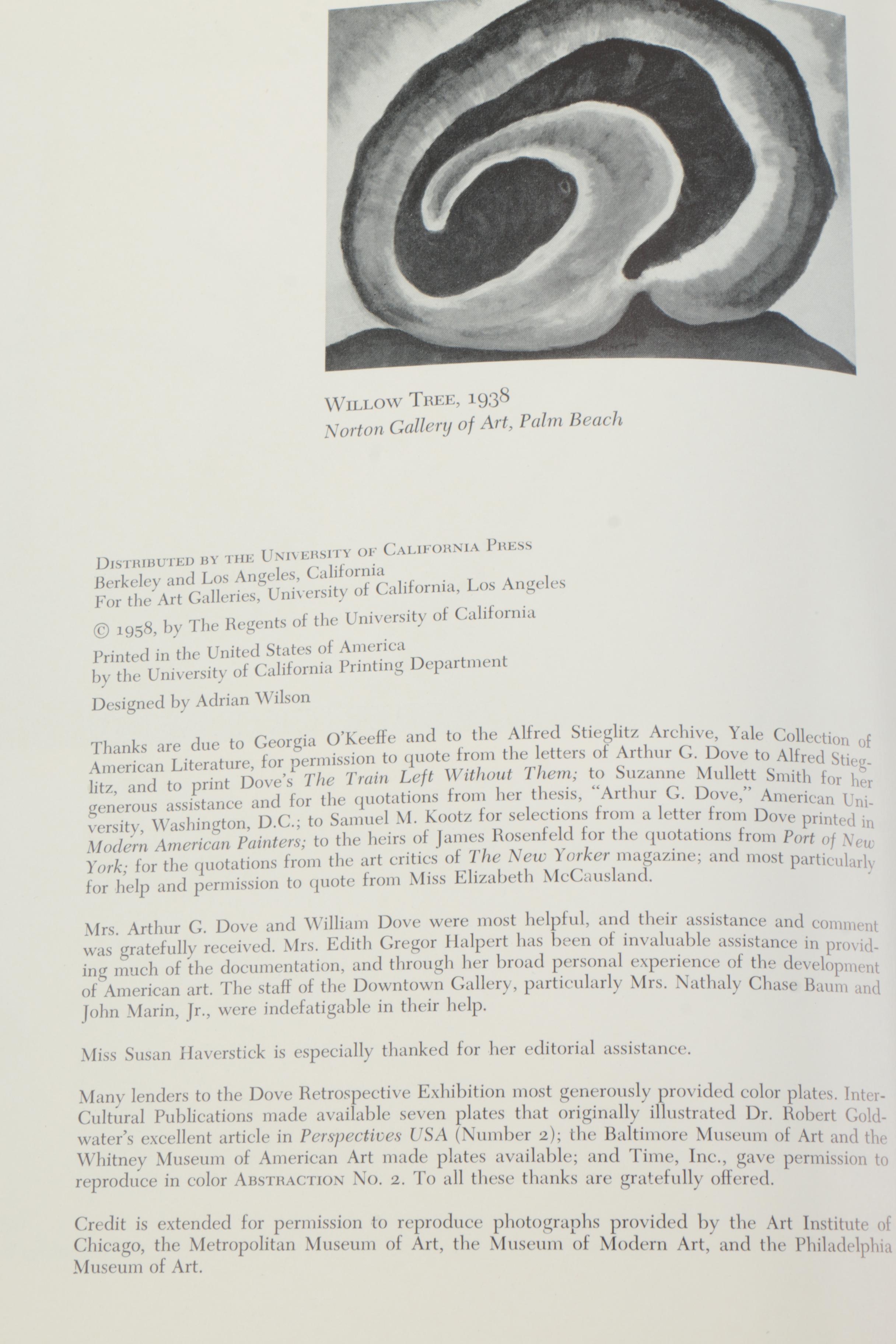 Signed 1958 "Arthur G. Dove" and 1957 "Hans Hofman" by Frederick S. Wight