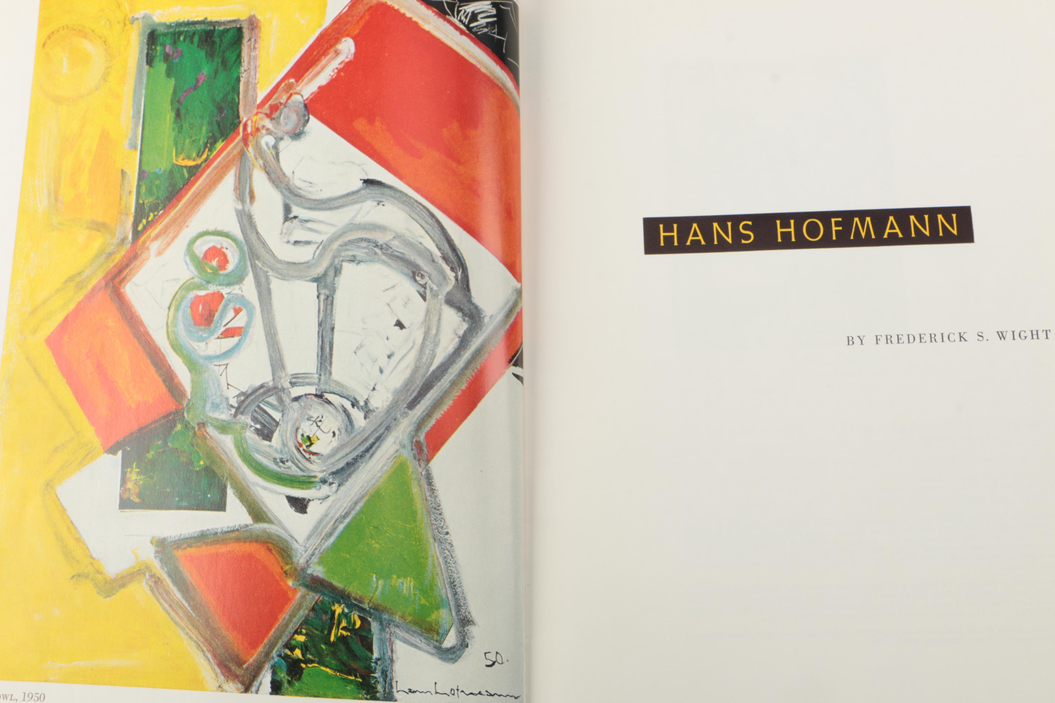 Signed 1958 "Arthur G. Dove" and 1957 "Hans Hofman" by Frederick S. Wight