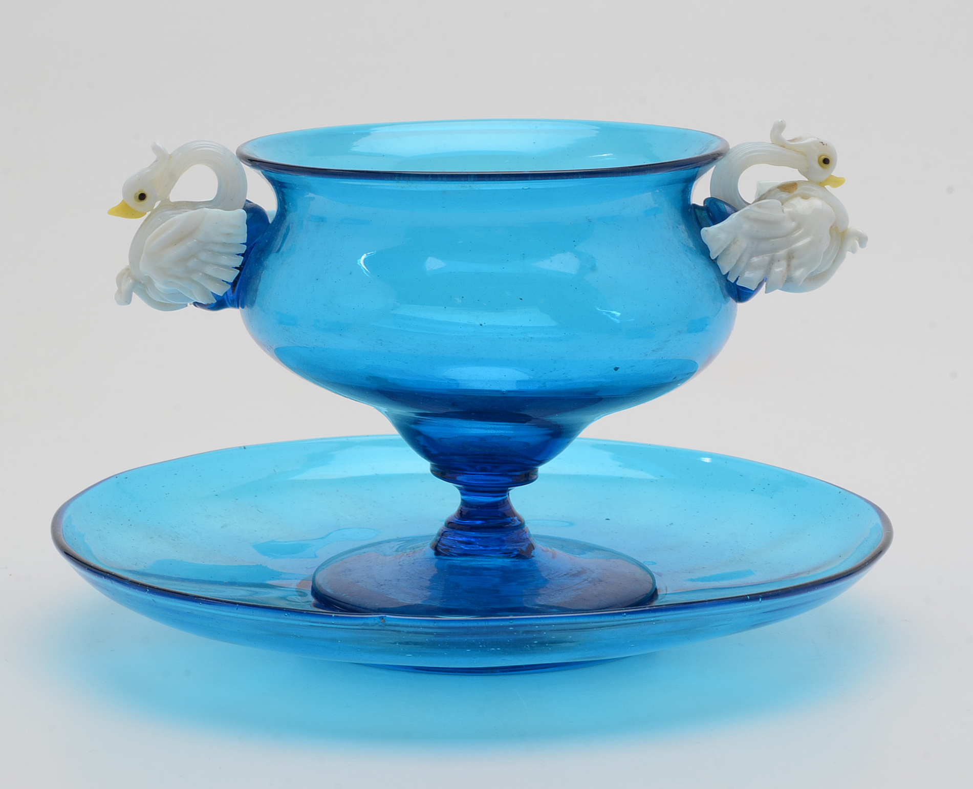 Venetian Glass Bowls and Plate