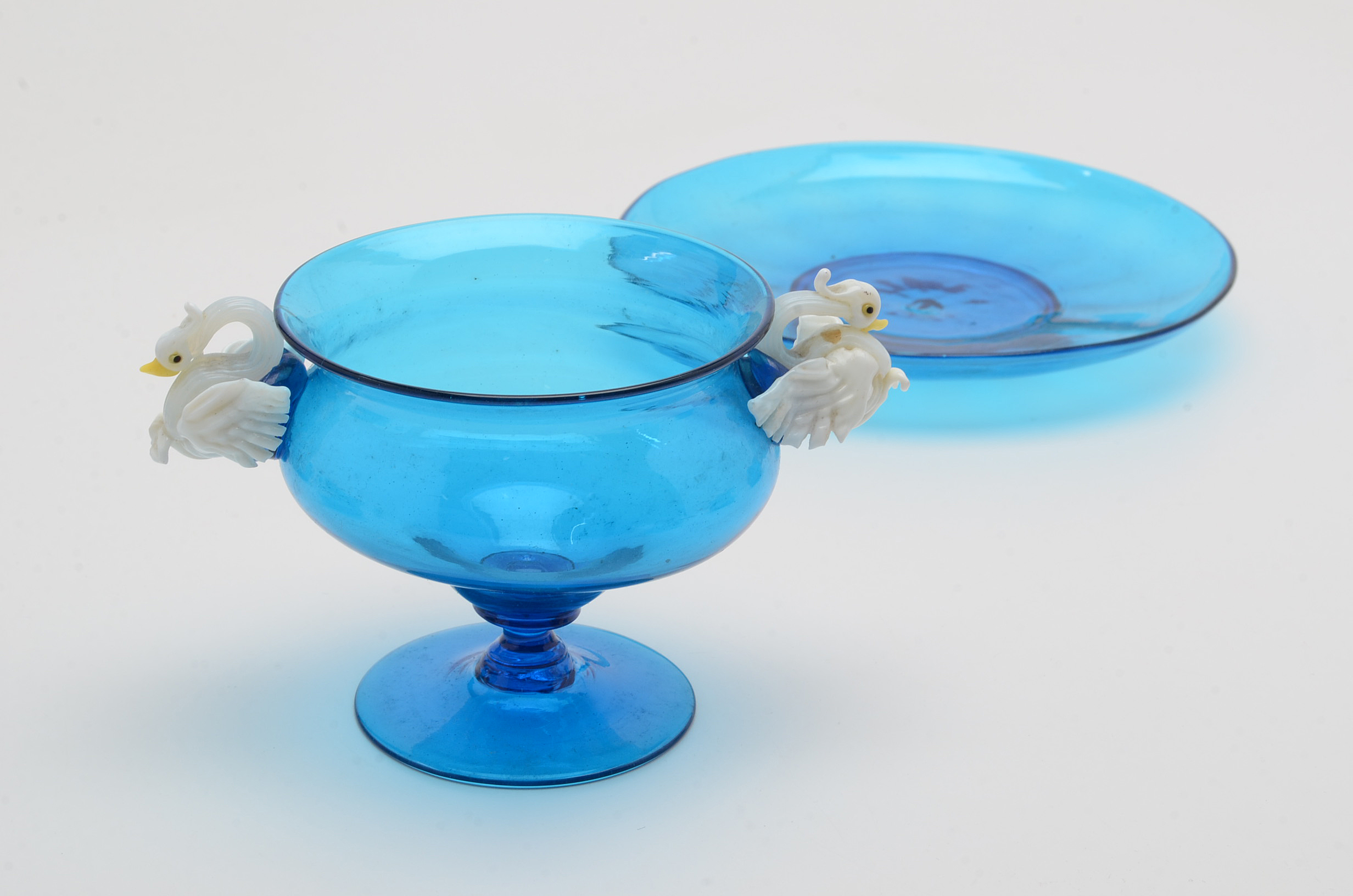 Venetian Glass Bowls and Plate