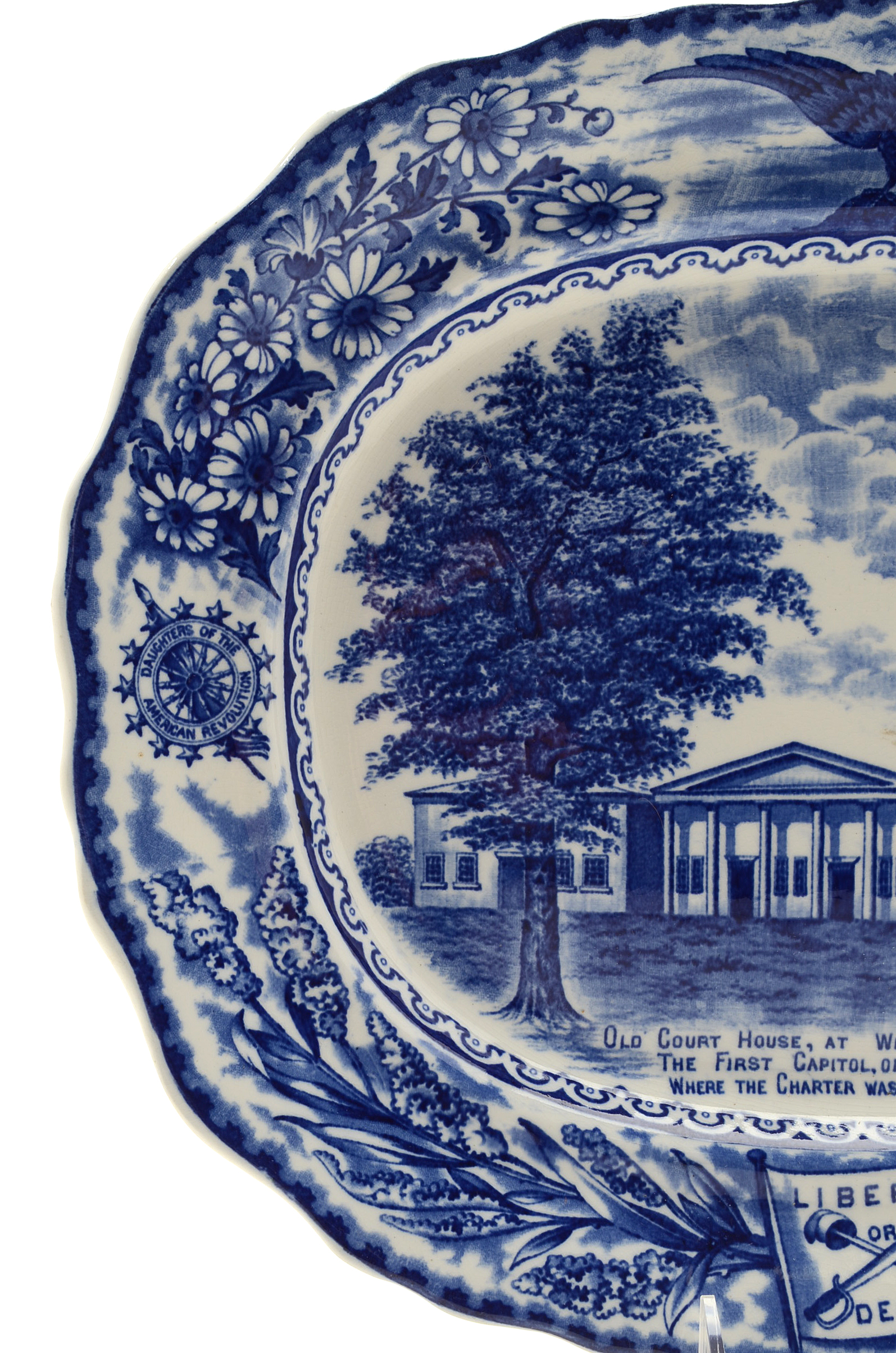Daughters of the American Revolution Old Court House Platter
