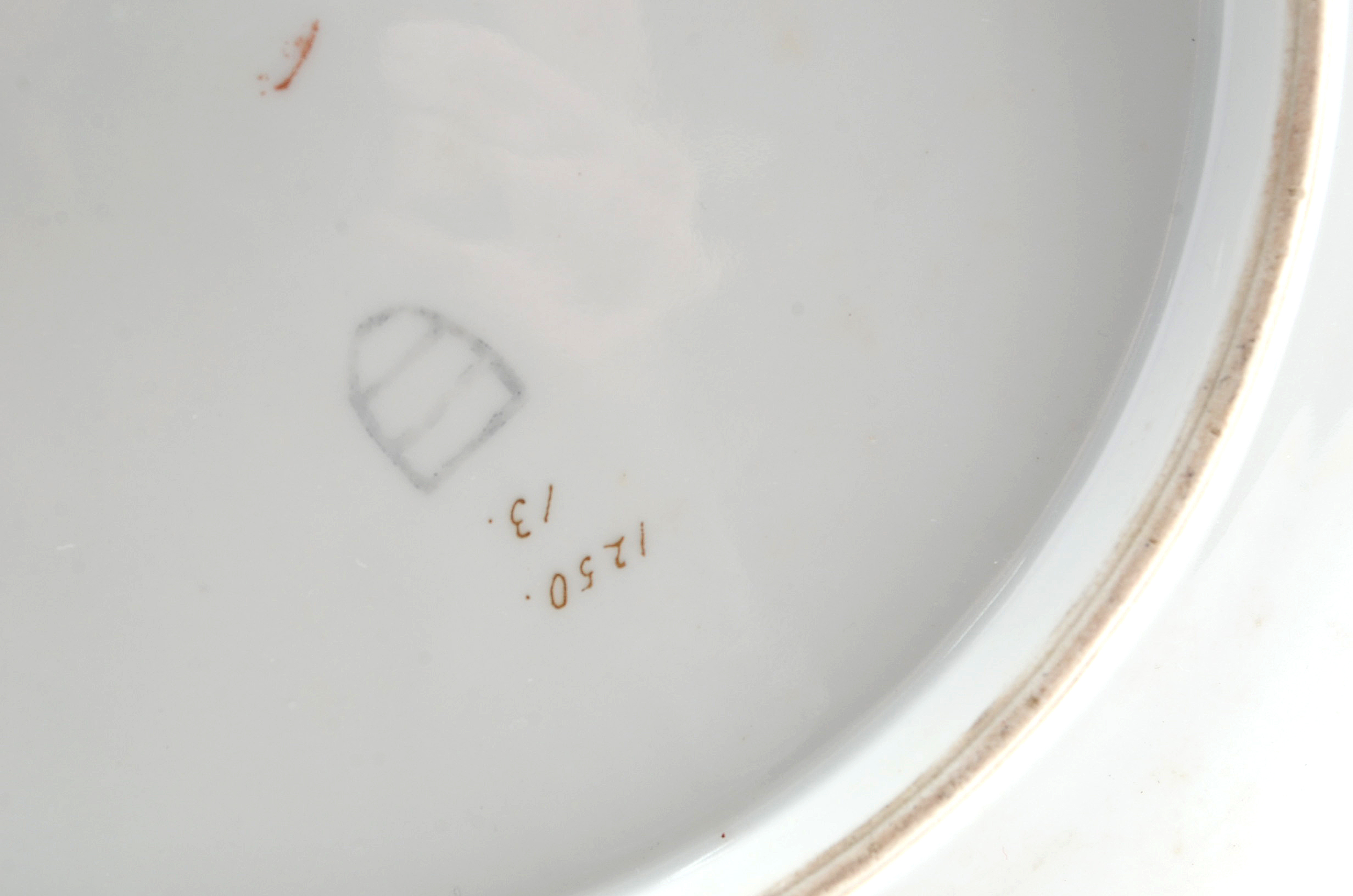 Ackermann & Fritze Embellished Transferware Plate