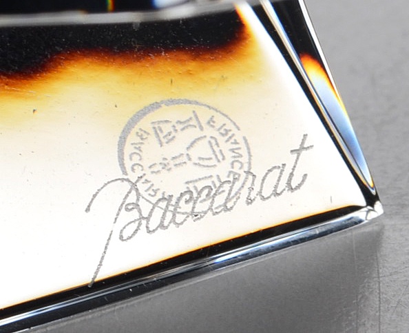 Baccarat Crystal Bull Figurine