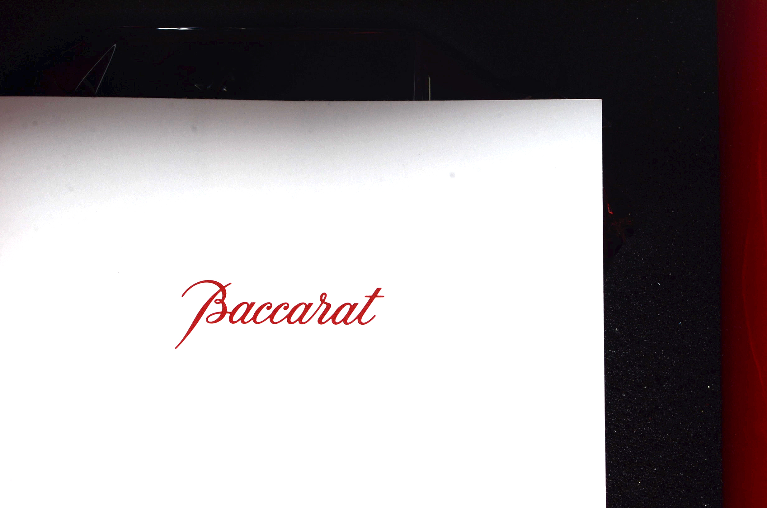 Baccarat Crystal Bull Figurine