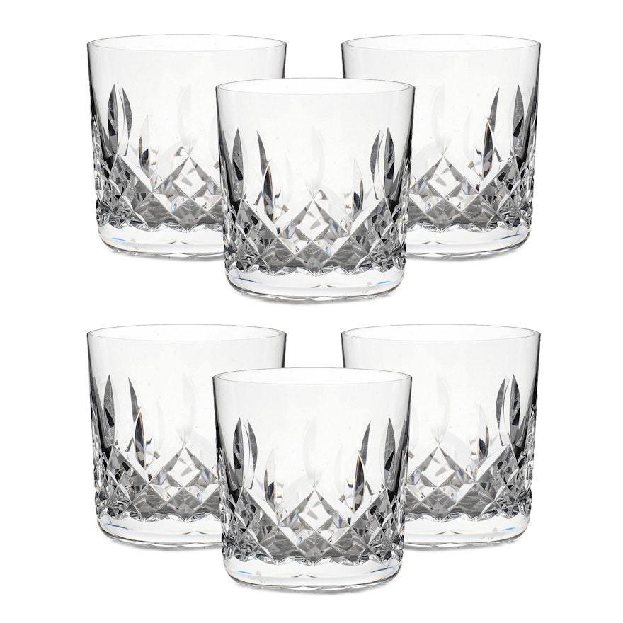 Set of Waterford Crystal "Lismore" Old Fashioned Glasses