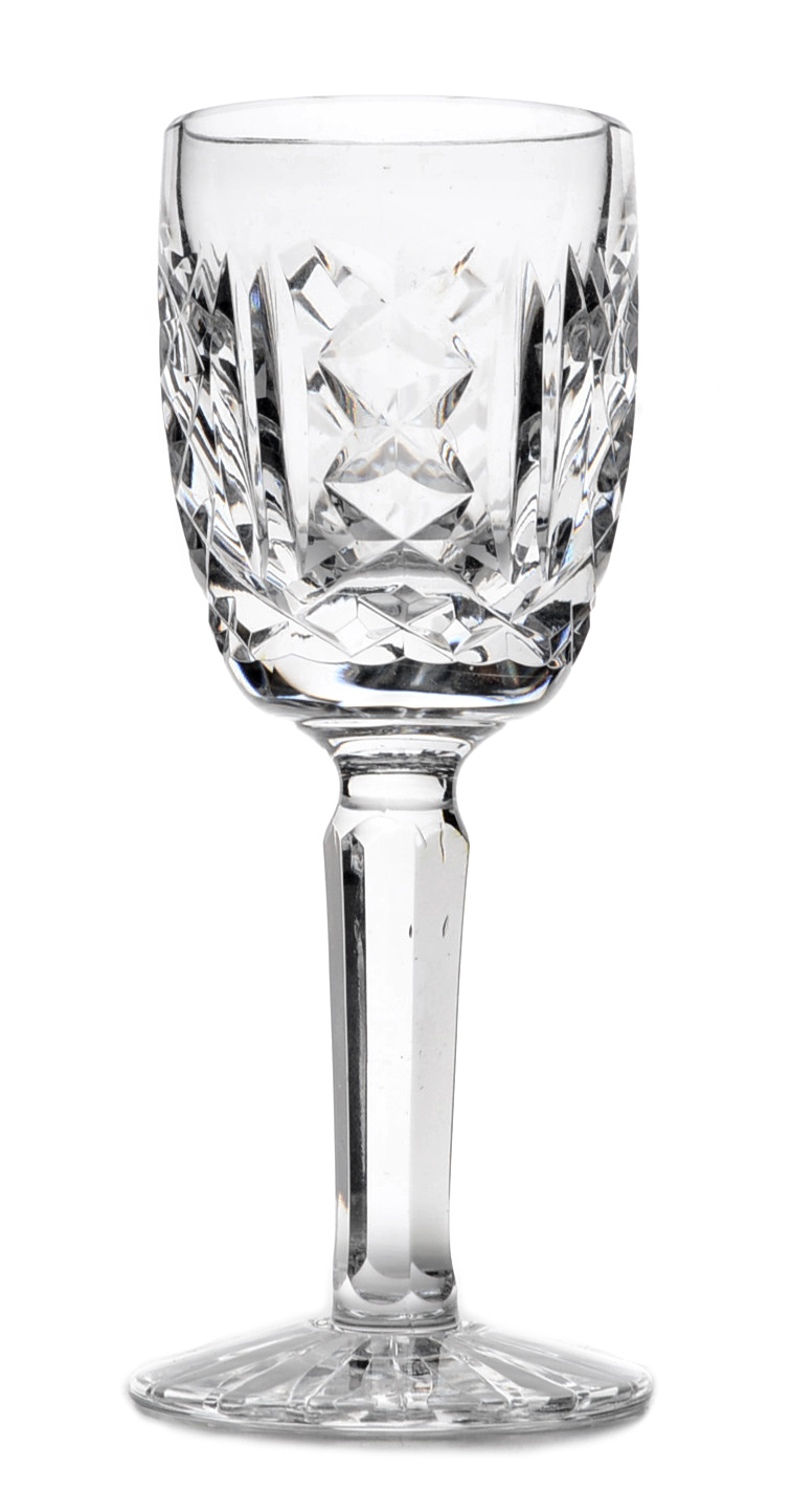 Waterford "Glengarriff" Crystal Cordials, Set of Nine