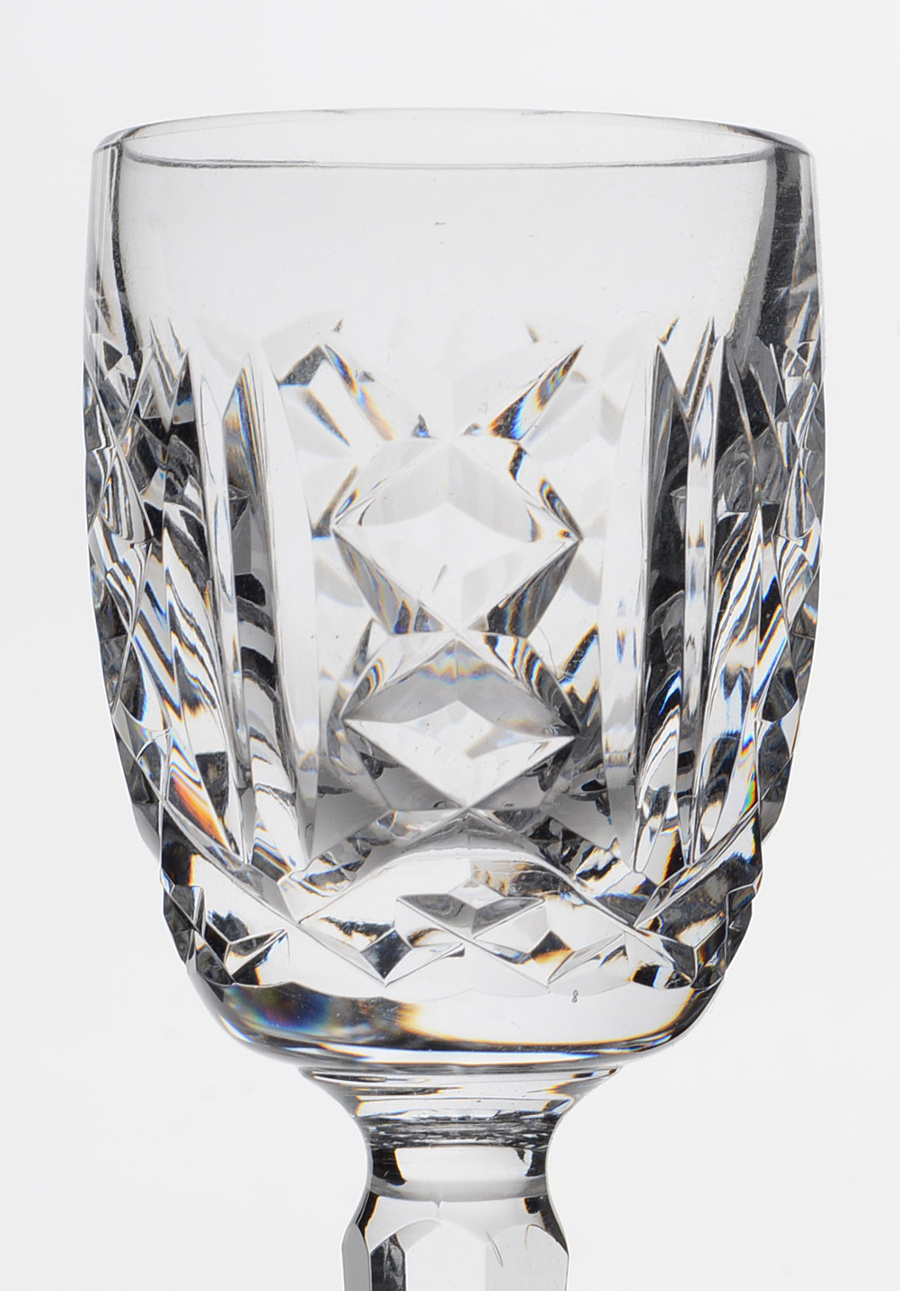 Waterford "Glengarriff" Crystal Cordials, Set of Nine