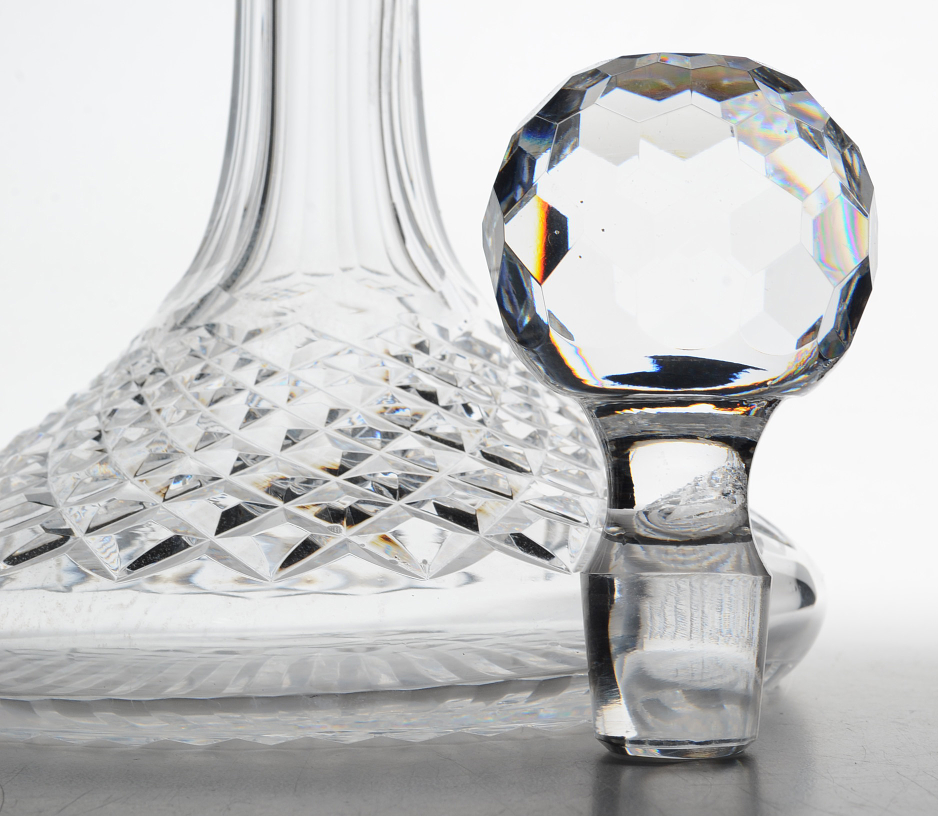 Waterford Crystal "Alana" Ships Decanter in the Pattern "Alana"