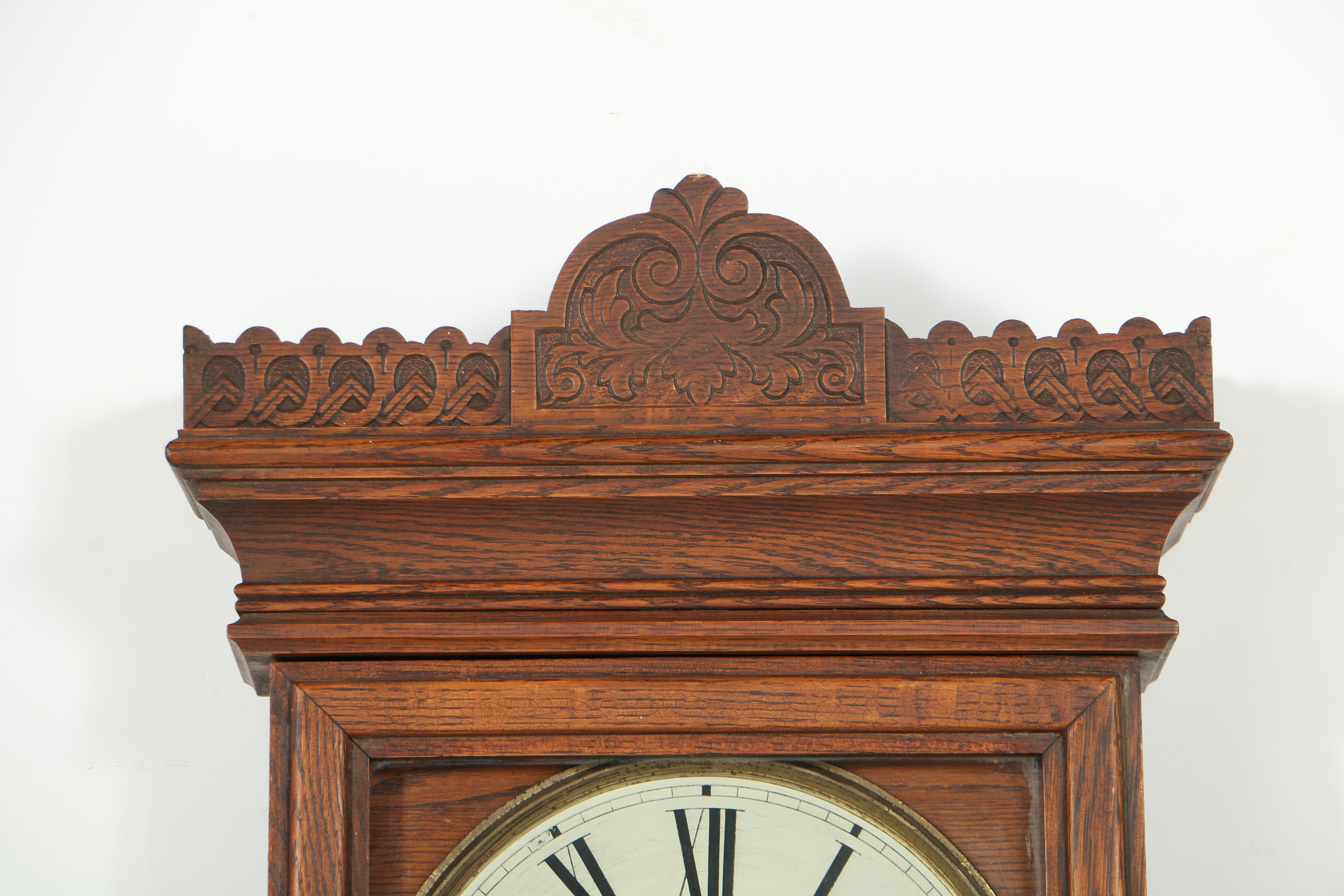 Early 20th Century Waterbury Clock Company Regulator Clock