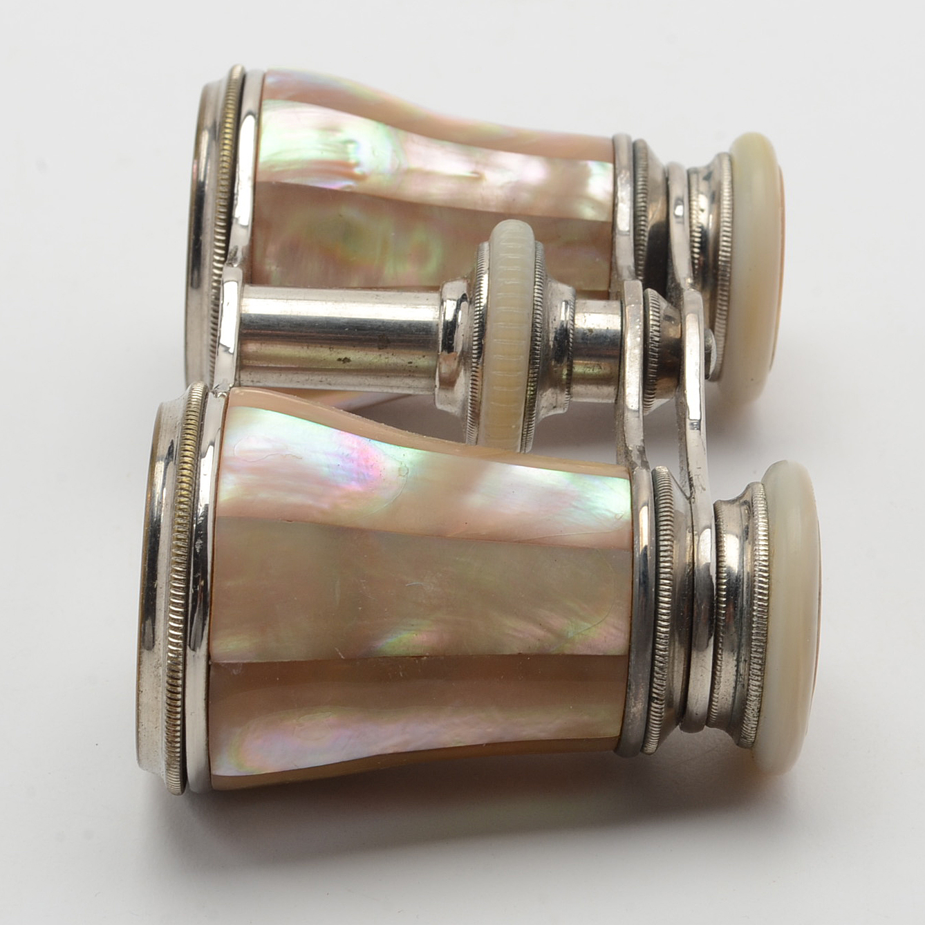 Vintage Lemaire Paris Mother of Pearl Theater Glasses in Leather Case