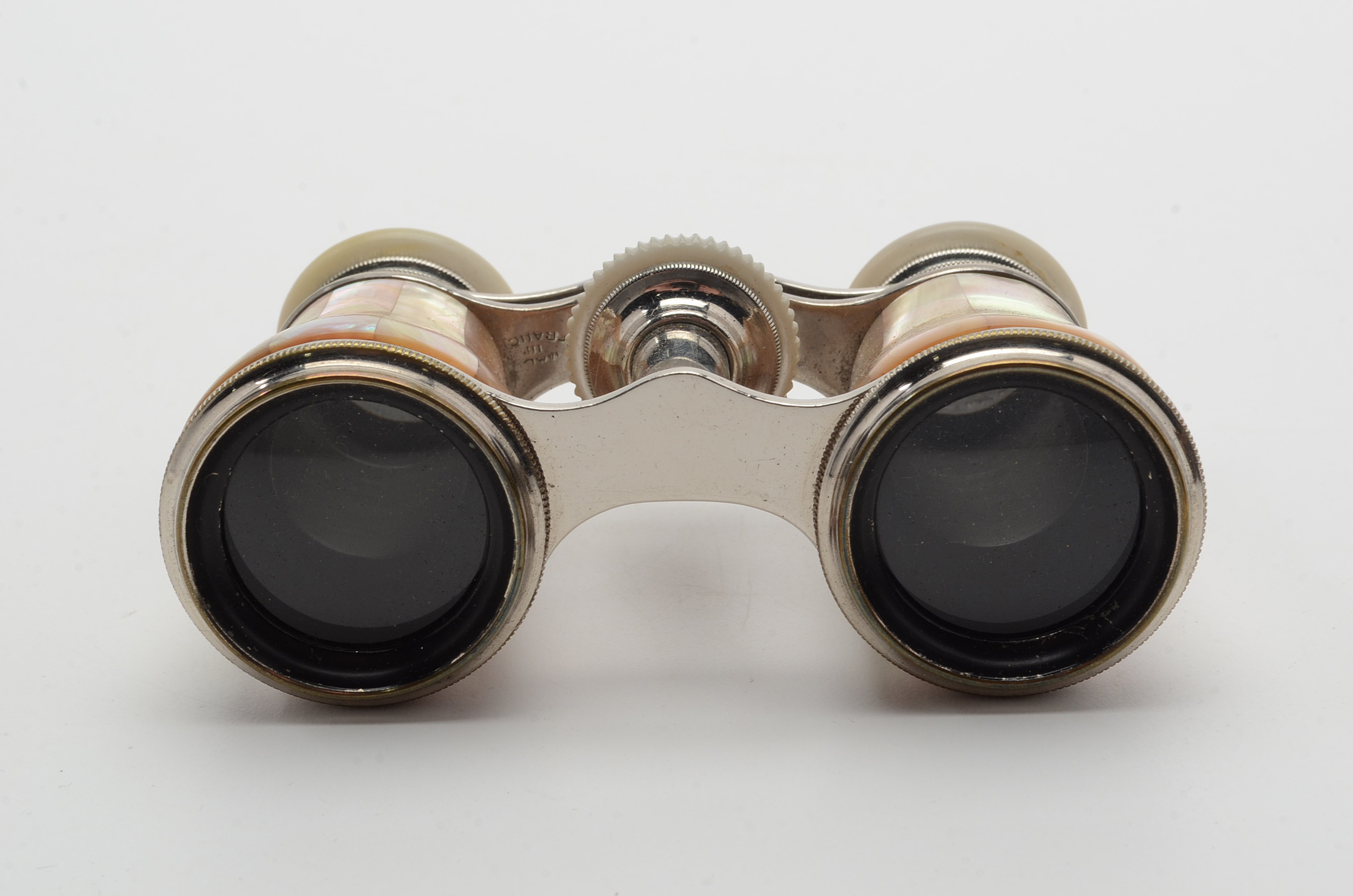 Vintage Lemaire Paris Mother of Pearl Theater Glasses in Leather Case