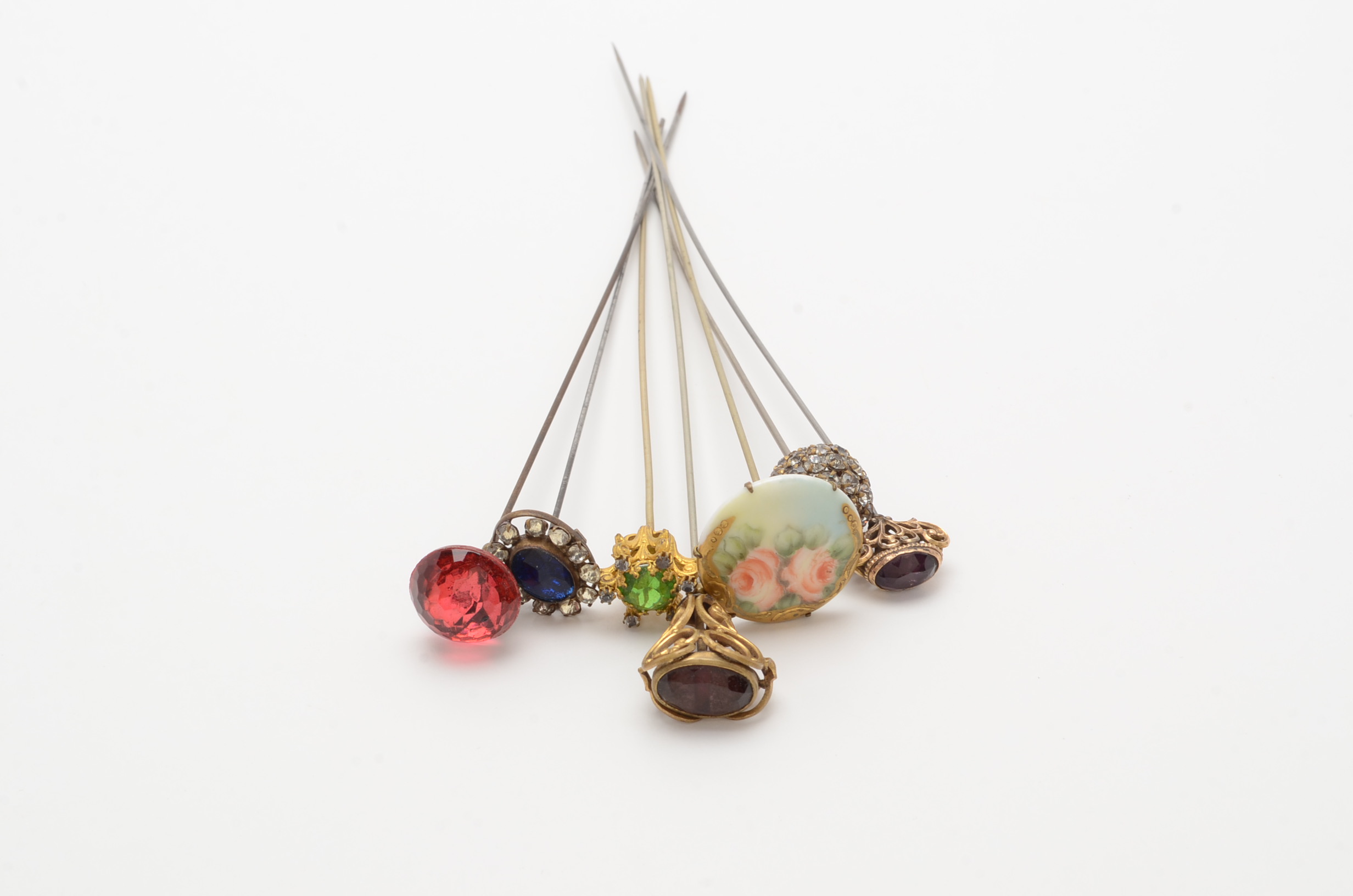 Seven Vintage Hat Pins